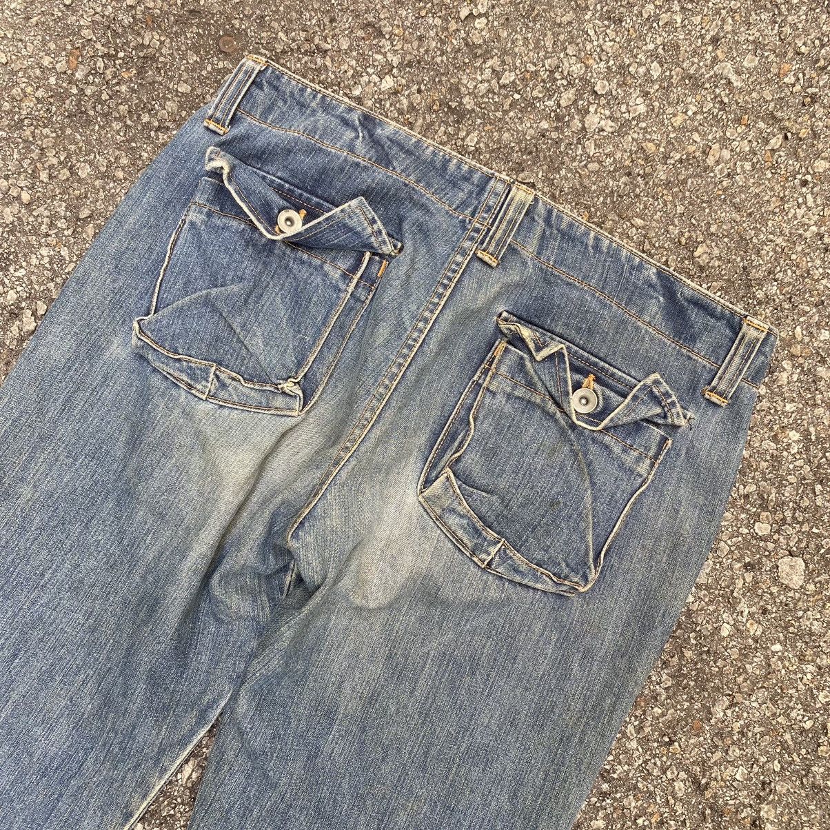 Johnbull John Bull Japan Bush Pants Low Rise Jeans Size US 28 / EU 44 - 9 Thumbnail