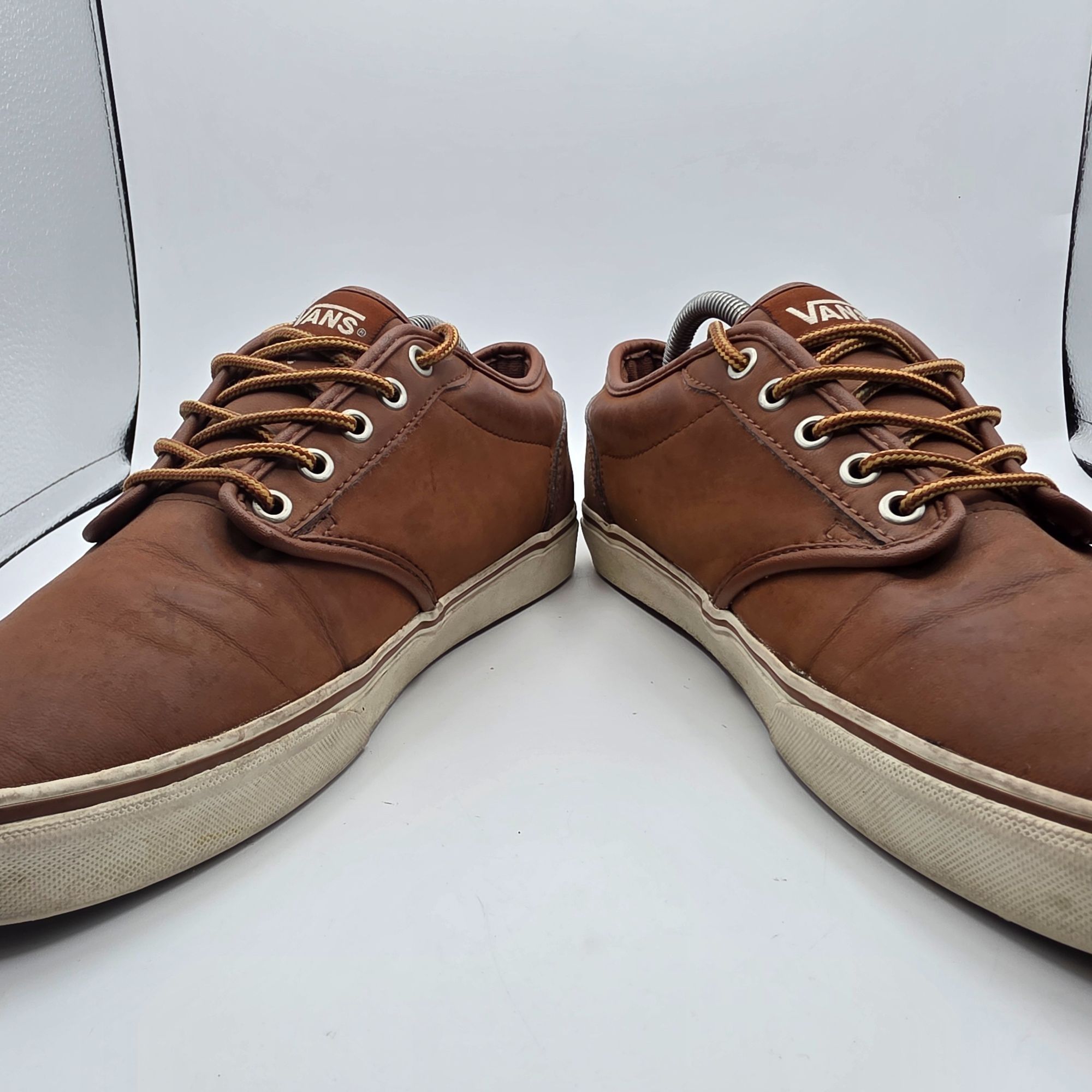 Vans Vans Atwood Mens Size 10.5 Brown Leather Shoes Walking Casua Size US 10.5 / EU 43-44 - 2 Thumbnail