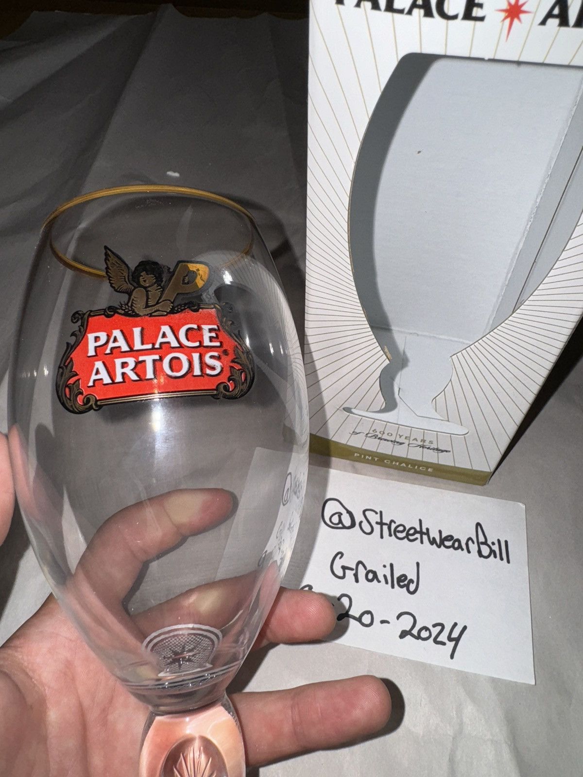 Palace Palace/ Stella Artois Pint Chalice Size ONE SIZE - 4 Thumbnail