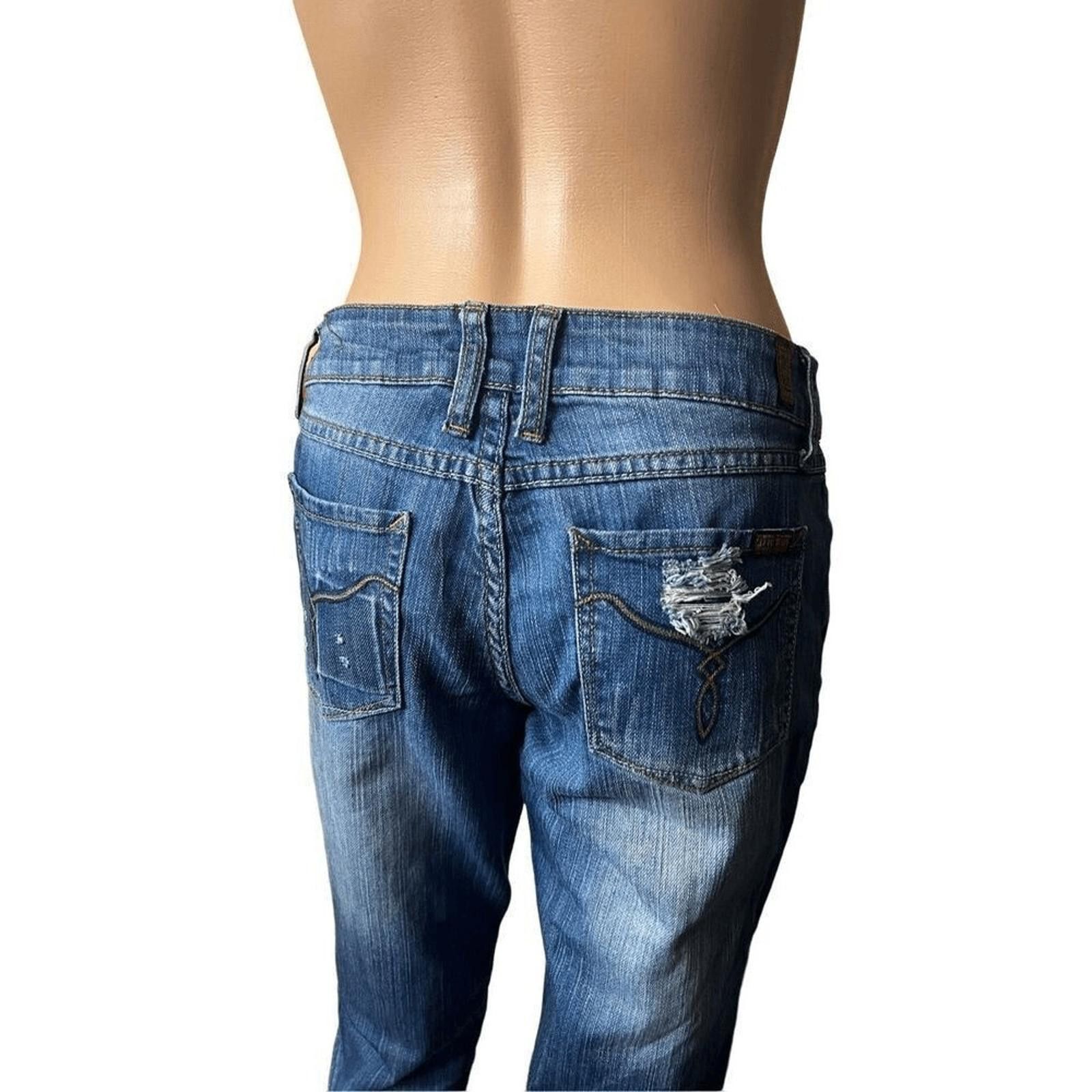 Other ZD premium denim sz 9 Y2K whisker wash relaxed fit Size 29" - 6 Thumbnail