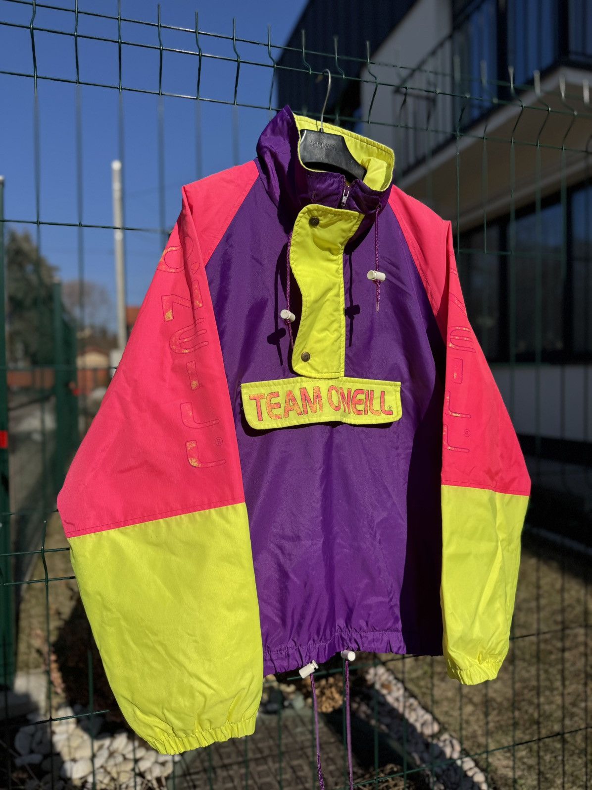 O'Neill Vintage 80s Team Oneill Coloblock Rain Jacket Size US L / EU 52-54 / 3 - 1 Thumbnail