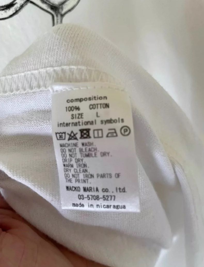 Wacko Maria WACKO MARIA White tee Size US M / EU 48-50 / 2 - 4 Thumbnail