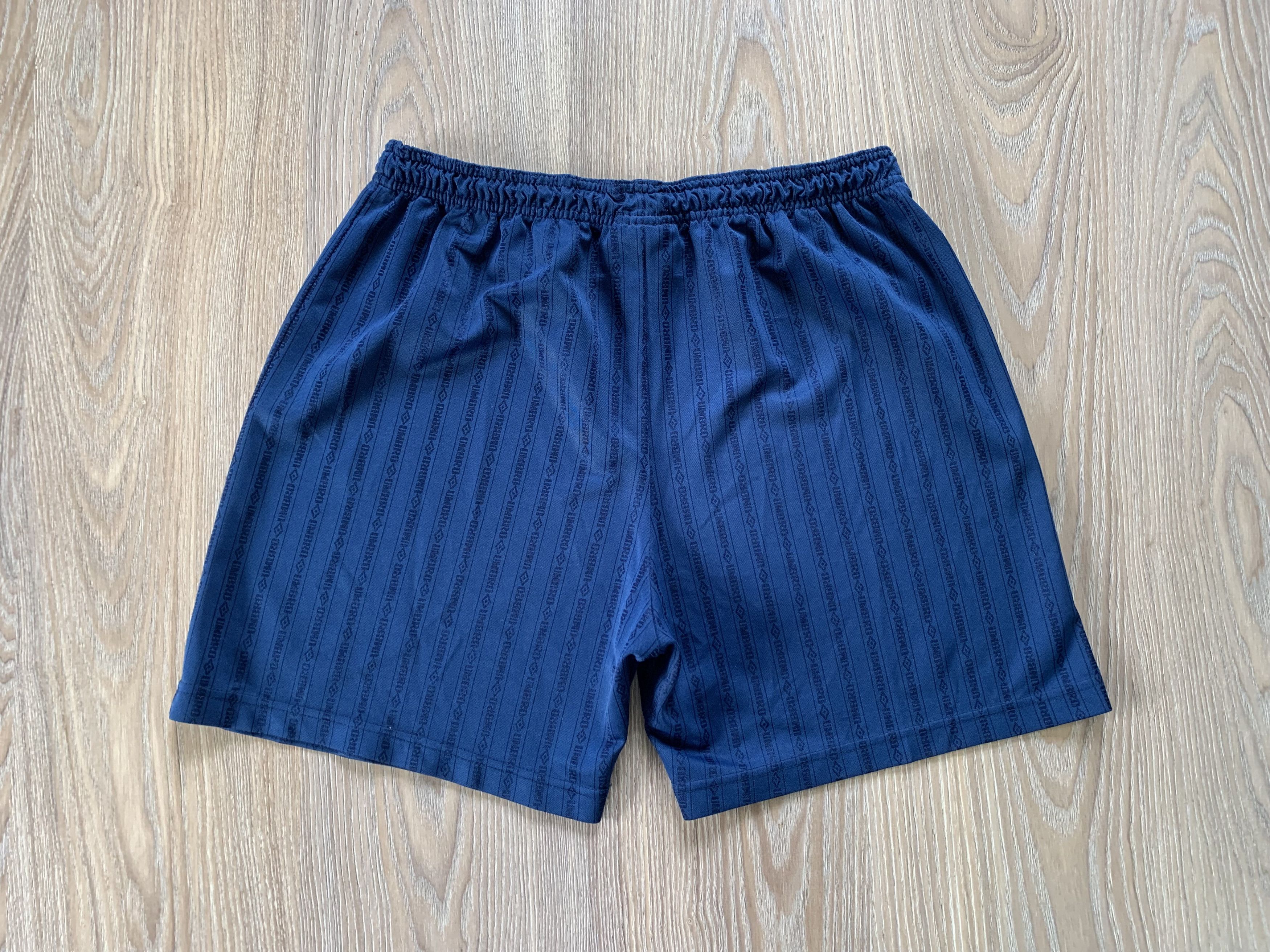 Umbro × Vintage Vintage Umbro Blue Monograme Training Shorts Size US 32 / EU 48 - 3 Thumbnail