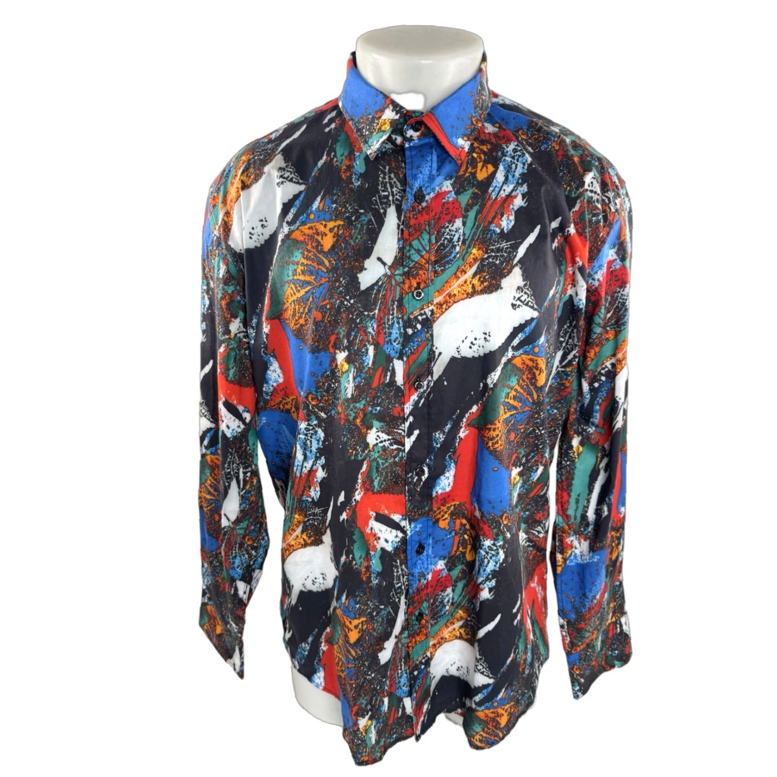 Other One Like No Other Colorful L Shirt Mens Long Sleeve Button-Up Multicolor 90s J4 Size US L / EU 52-54 / 3 - 1 Thumbnail