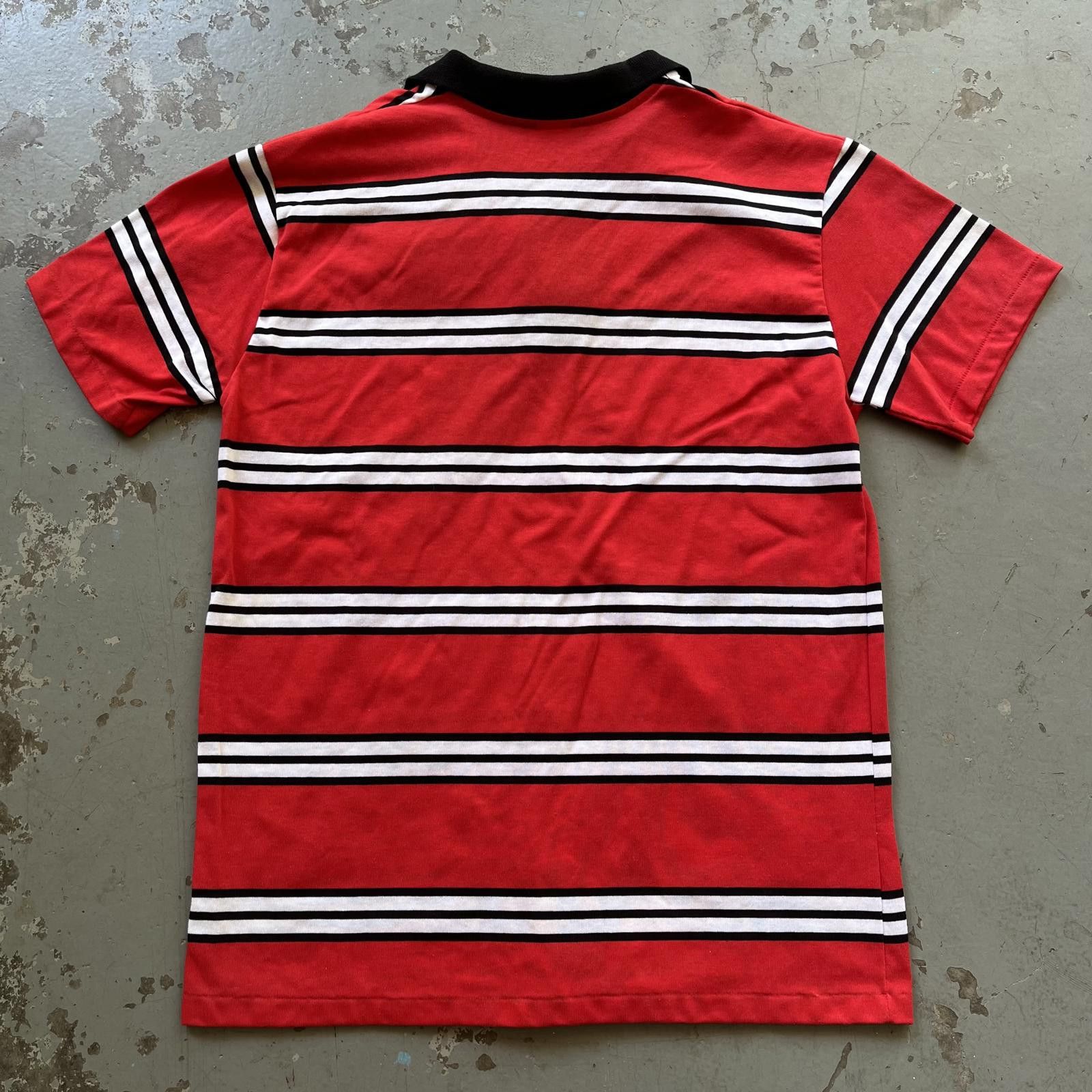 Vintage Vintage 80s Deadstock Arkansas Razorbacks Polo Striped Shirt Size US XL / EU 56 / 4 - 5 Thumbnail