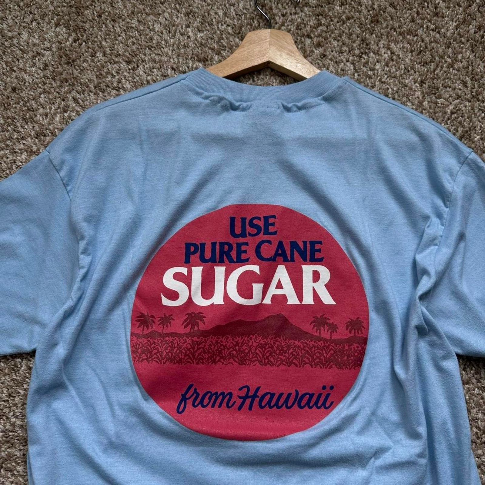Vintage Vintage 80s 90s No Sugar Hawaii Propaganda Graphic Tee Size US XL / EU 56 / 4 - 7 Thumbnail