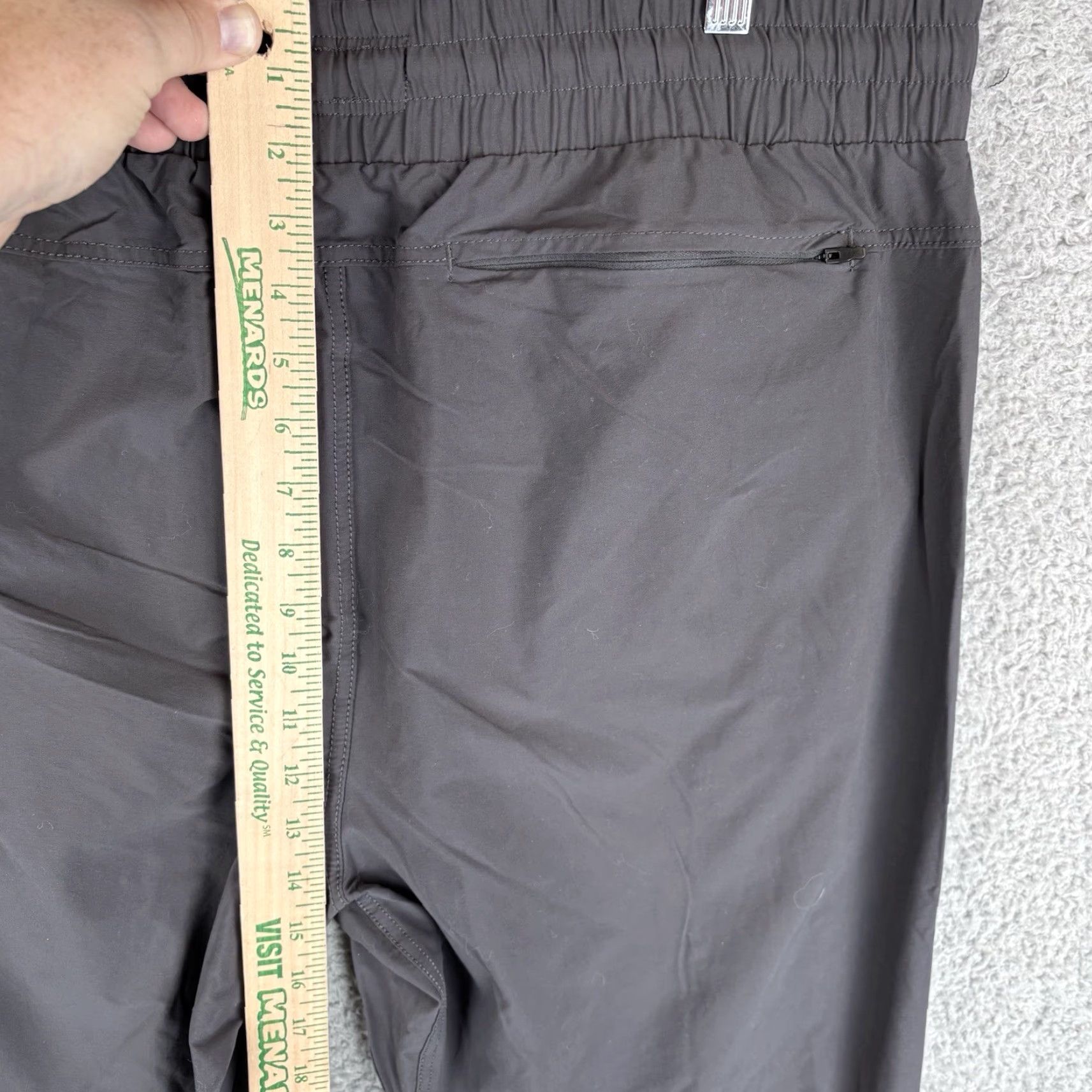 Abercrombie & Fitch Abercrombie & Fitch Track Pants Mens XL Long Gray Nylon Zip Pockets Lightweight Vintage 90s Grunge Hip Hop Windbreaker Style Tapered Regular Fit Size US 36 / EU 52 - 5 Thumbnail