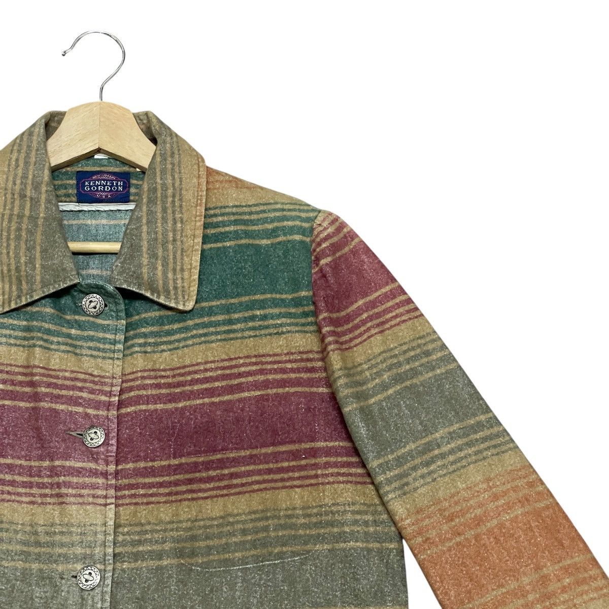 Vintage Vintage Kenneth Gordon New Orleans Wool Blend Chore Jacket Size US M / EU 48-50 / 2 - 2 Thumbnail