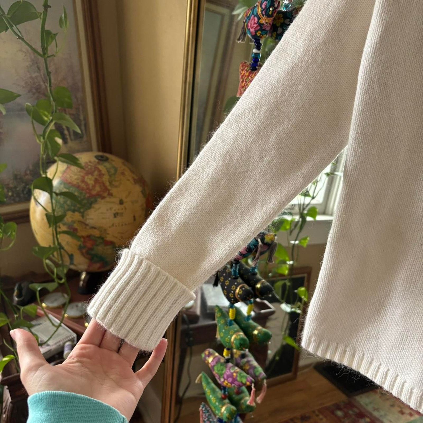 Vintage Vintage St. John’s Bay White Turtleneck Sweater Medium Size M / US 6-8 / IT 42-44 - 5 Thumbnail