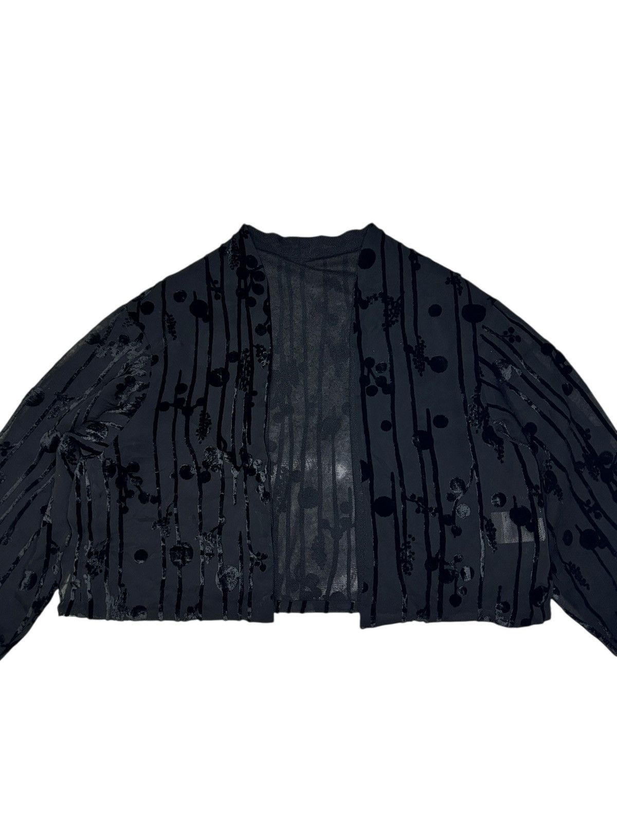 Yohji Yamamoto F/W 96 Patterned Mesh Jacket Size M / US 6-8 / IT 42-44 - 2 Thumbnail