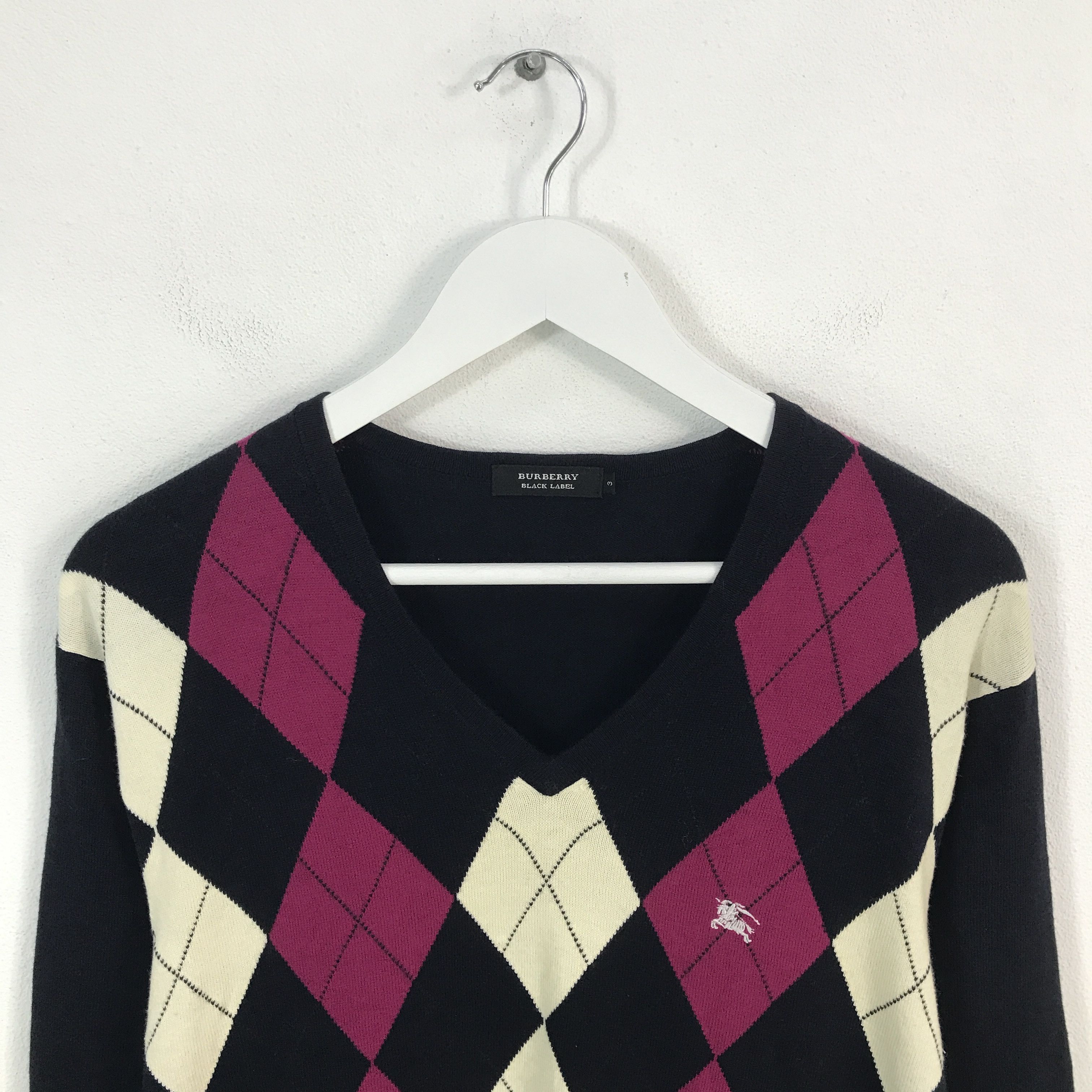 Black Label × Burberry × Vintage burberry black label v coller knitwear Size US M / EU 48-50 / 2 - 2 Thumbnail