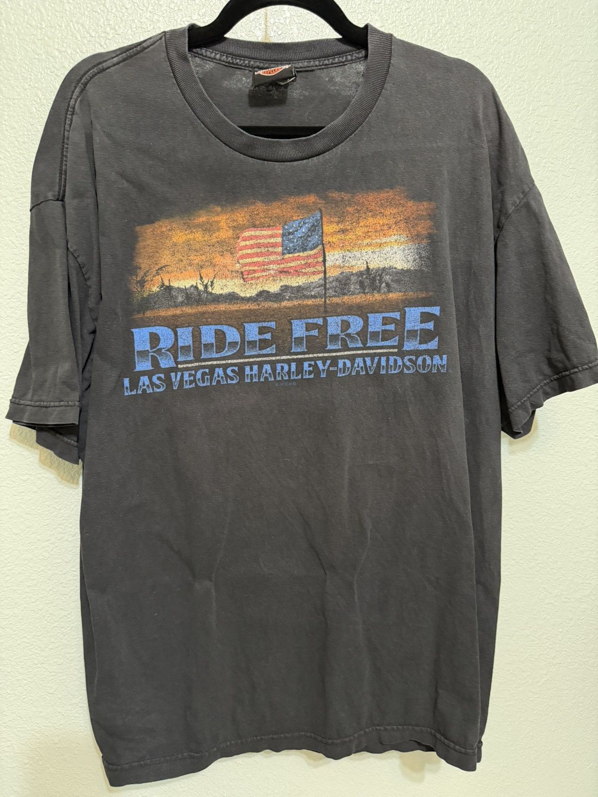 Harley Davidson Harley Davidson Vintage Ride Free Tee Size US L / EU 52-54 / 3 - 1 Thumbnail
