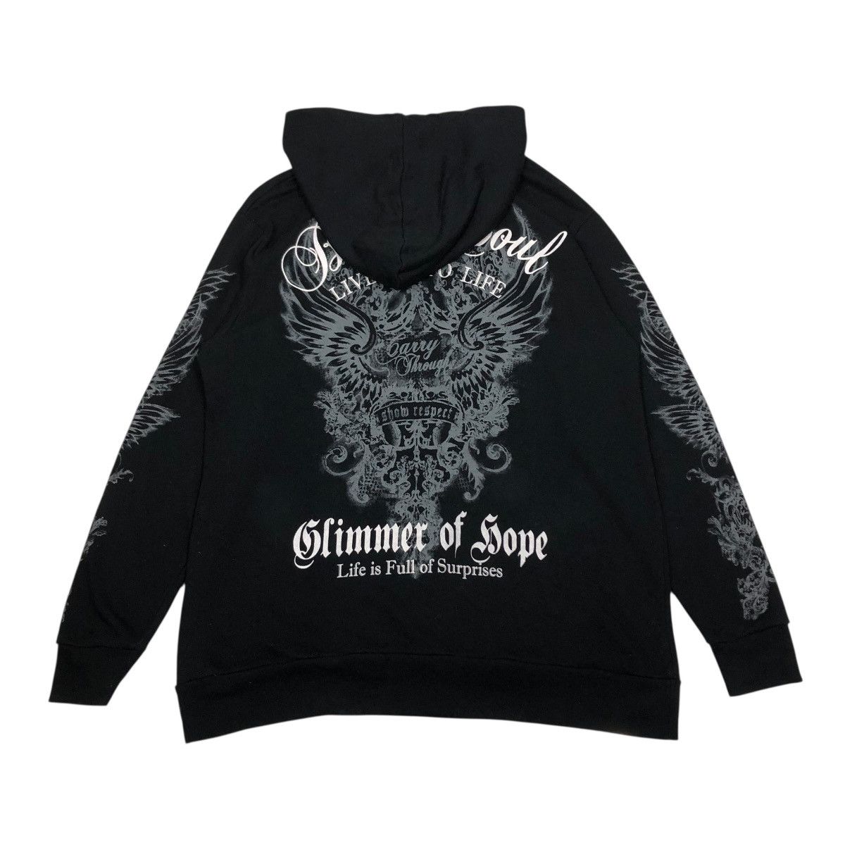 Hysteric Glamour 🔥VINTAGE SWEATSHIRT HOODIE IVANHOE COLLECTION PUNK DESIGN Size US L / EU 52-54 / 3 - 3 Thumbnail