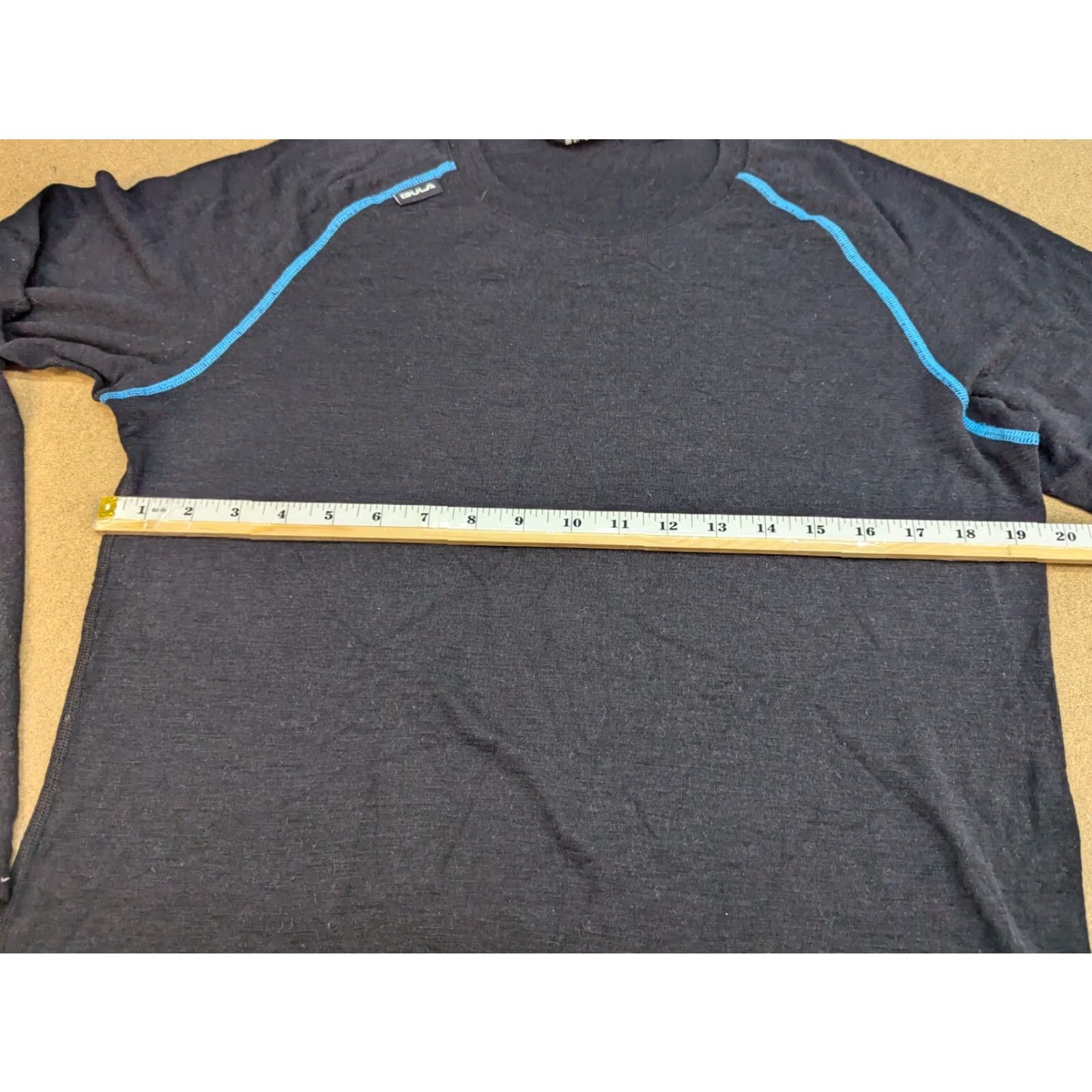 Vintage Bula Base Layer Shirt Mens XL Merino Wool Thermal Outdoor Ski Work Sport Breathable Moisture Wicking Shirt Size US XL / EU 56 / 4 - 6 Thumbnail