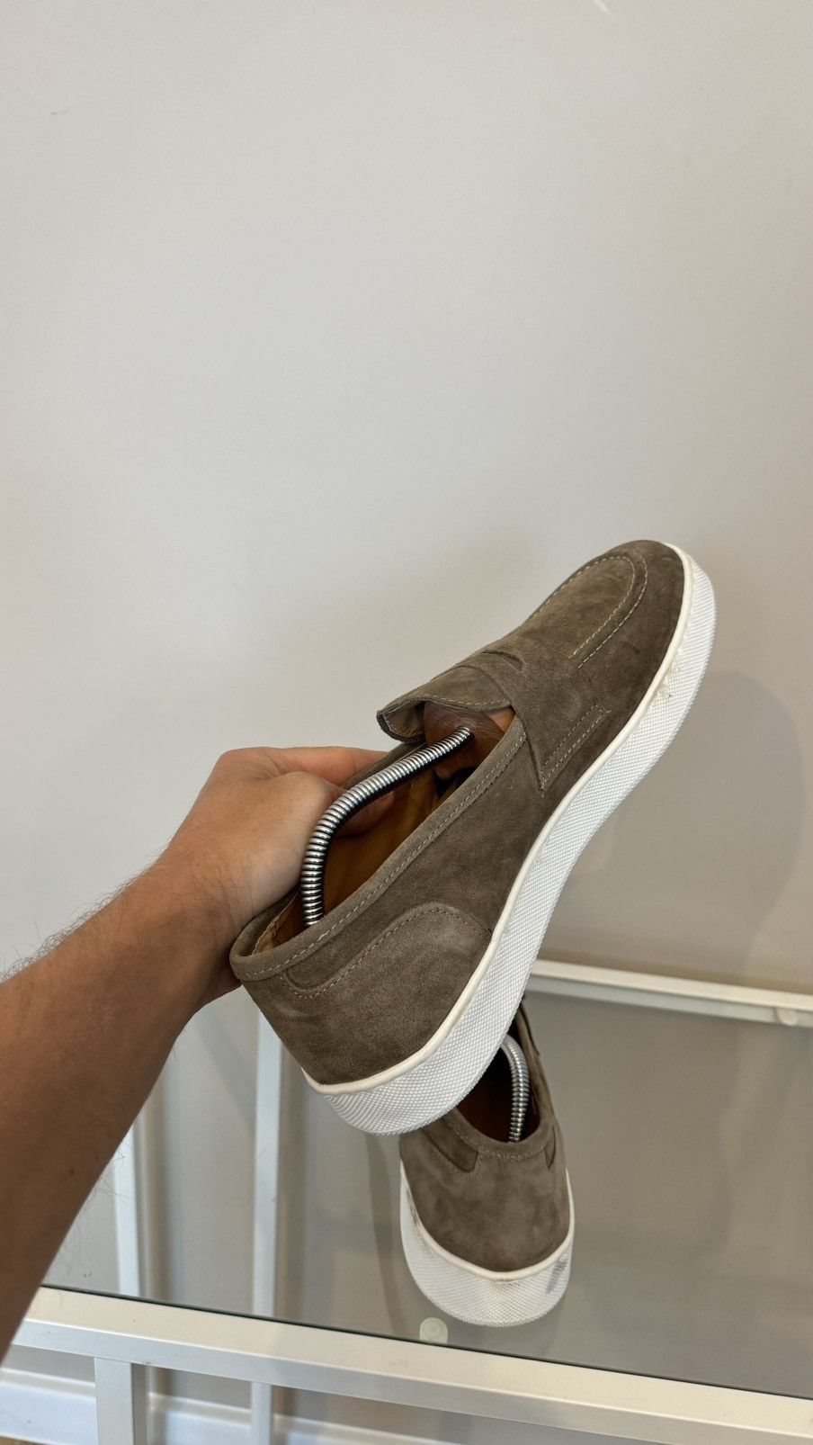 Genuine Leather × Vintage Max Martini Milano loafers leather suede made in Italy Size US 11 / EU 44 - 5 Thumbnail