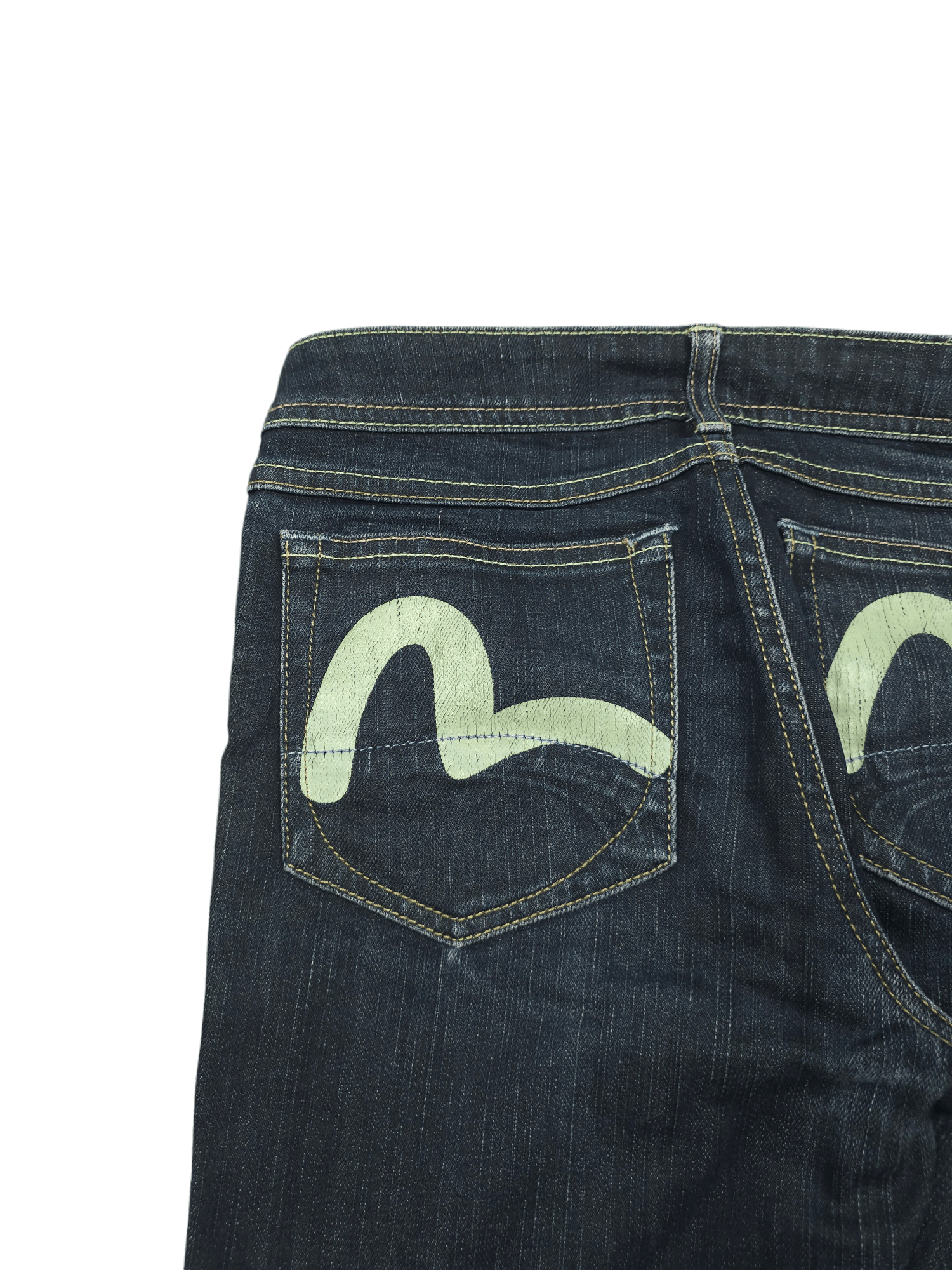 Evisu × Vintage 💎 28/32 Evisu X Puma Skinny Women's Denim Jeans Y2K Size 28" / US 6 / IT 42 - 4 Thumbnail