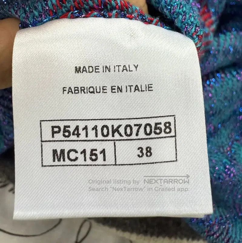 Chanel Chanel Blue Silk Pullover Sweater . Size M / US 6-8 / IT 42-44 - 4 Thumbnail