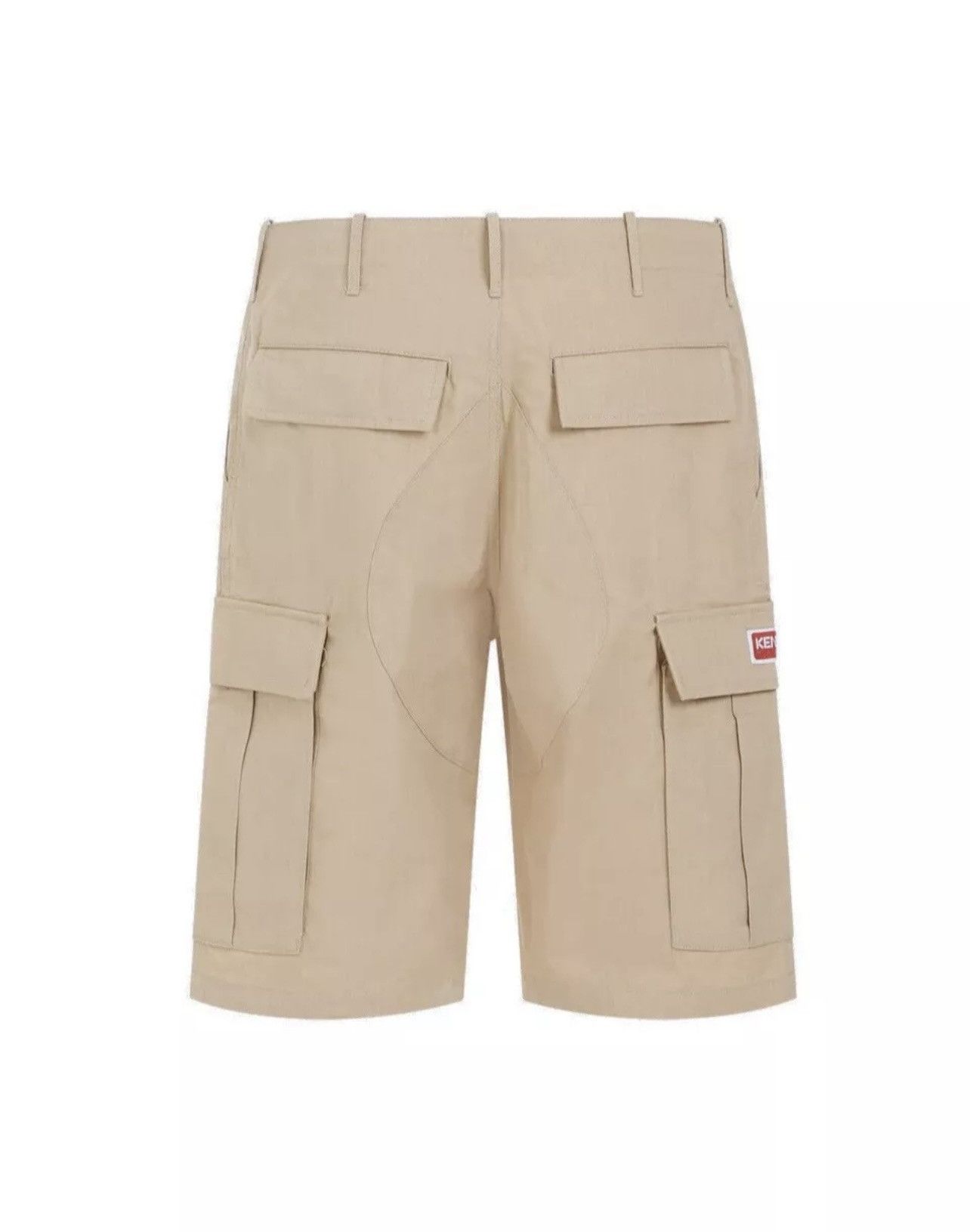 Kenzo Kenzo Kenzo Cargo Workwear Shorts Large Beige Size US 38 / EU 54 - 2 Thumbnail
