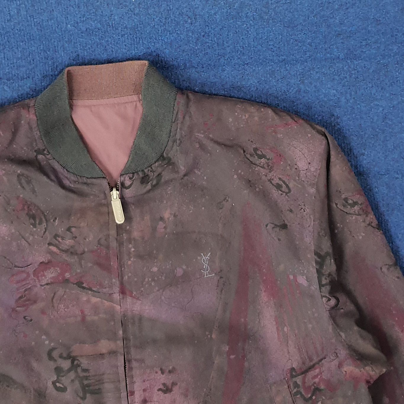 Yves Saint Laurent Vintage Yves Saint Laurent YSL Reversible Jacket C227N23 Size US L / EU 52-54 / 3 - 2 Thumbnail