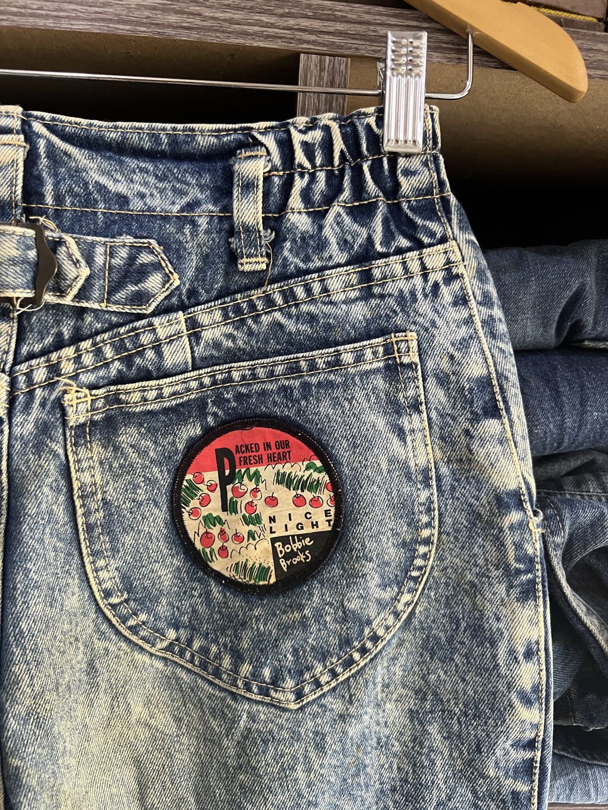 Japanese Brand 🔥Japanese Brand Acid Wash Distressed Denim Size US 27 - 13 Thumbnail