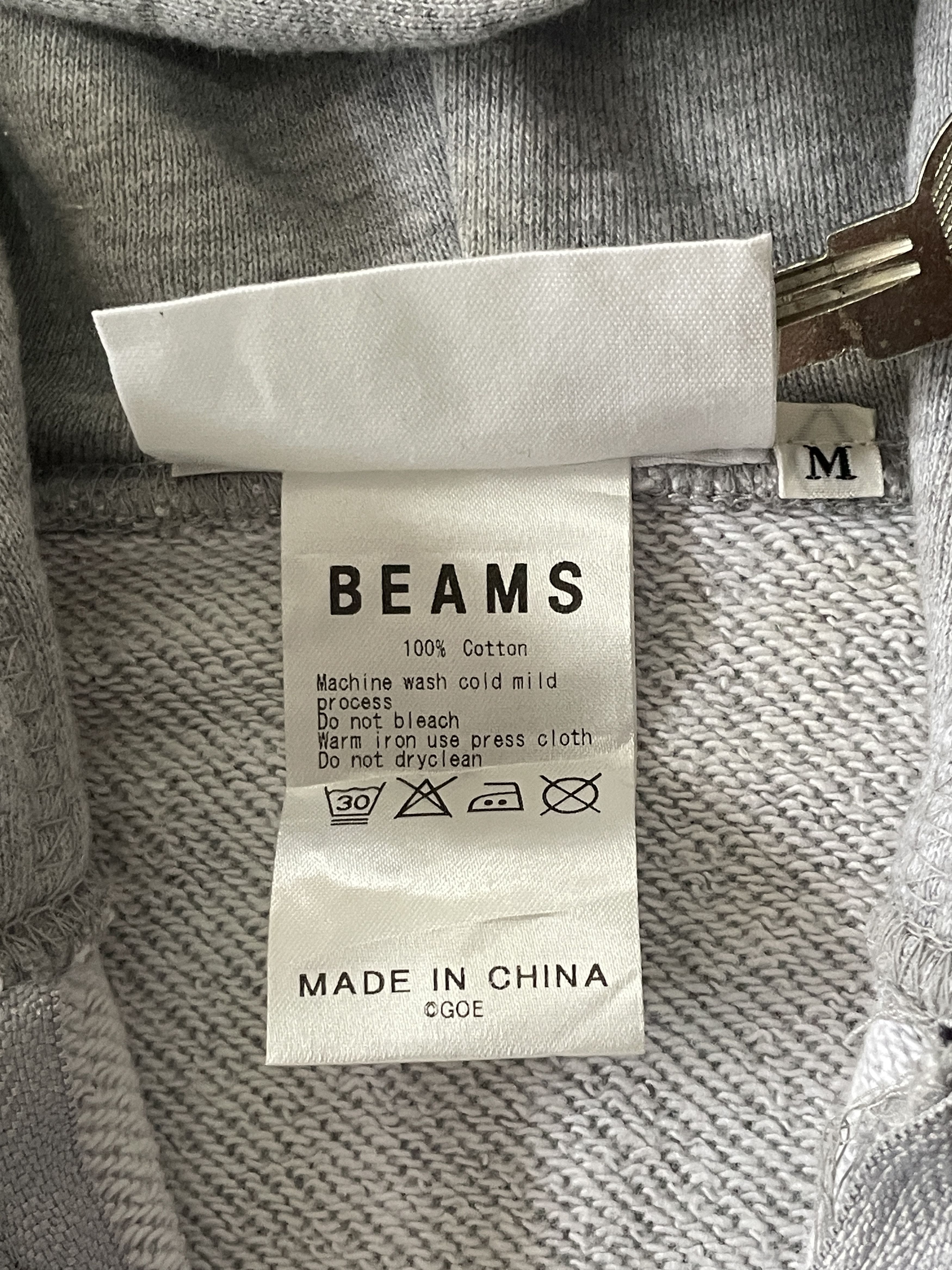 Beams Japan MANGART BEAMS Zip-up Hoodie Wonder Bear Puzzle Collaboration Size US M / EU 48-50 / 2 - 8 Thumbnail