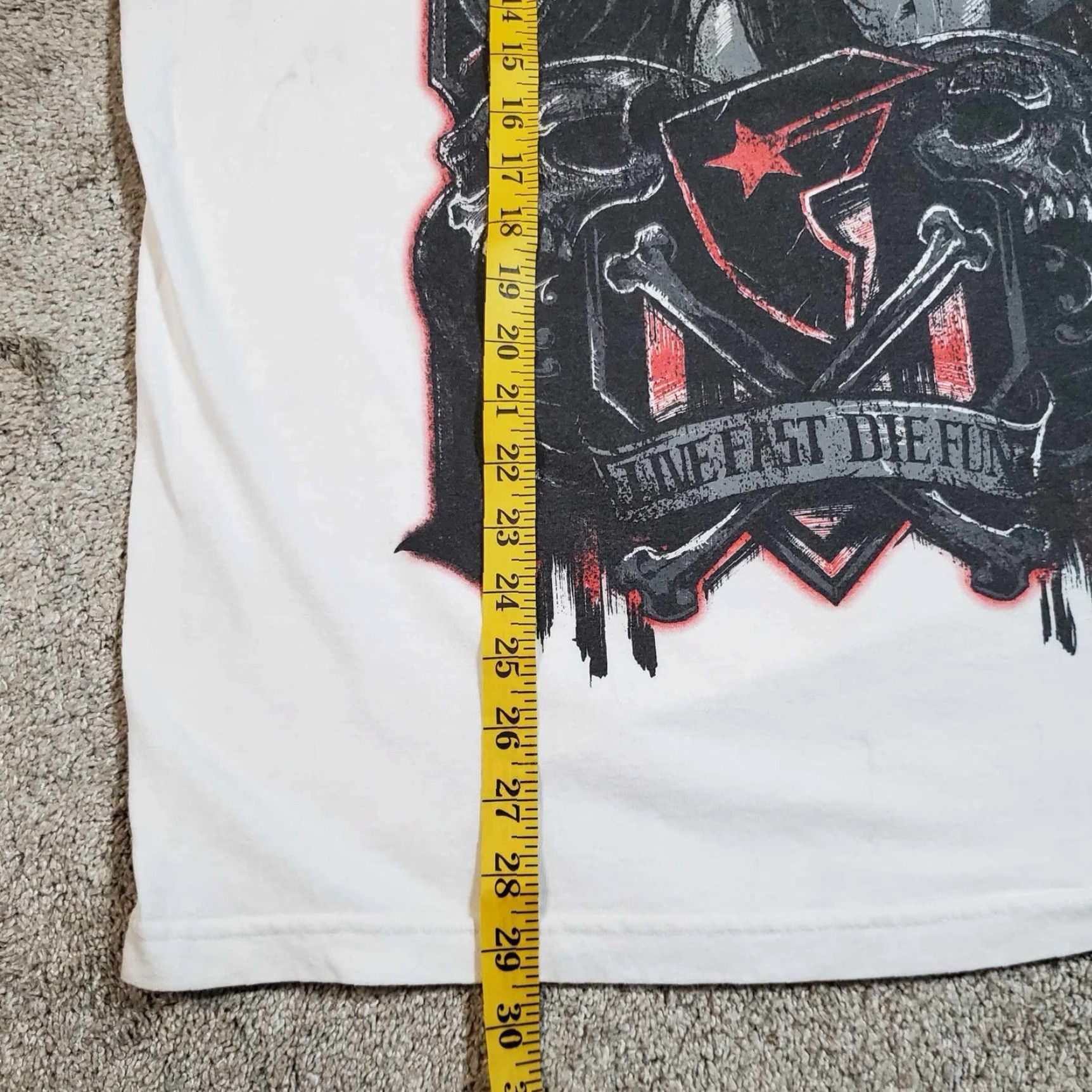 Vintage VINTAGE Famous Stars & Straps T Shirt Motocross XL White Crew Neck Men Short Sleeve Graphic Print 90s 2000s Rare Size US XL / EU 56 / 4 - 6 Thumbnail