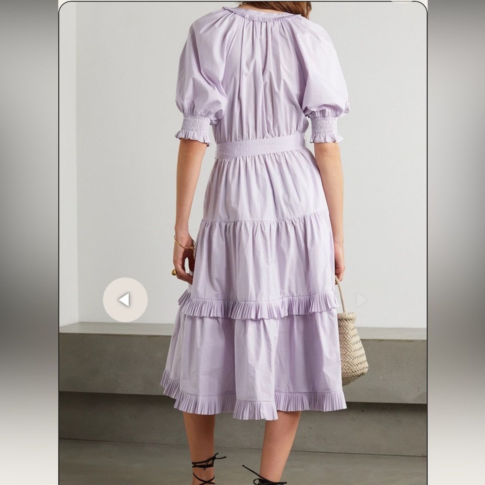 Ulla Johnson Ulla Johnson Dasha Dress – Thistle (Purple) – Size 4 – EUC Size S / US 4 / IT 40 - 3 Thumbnail