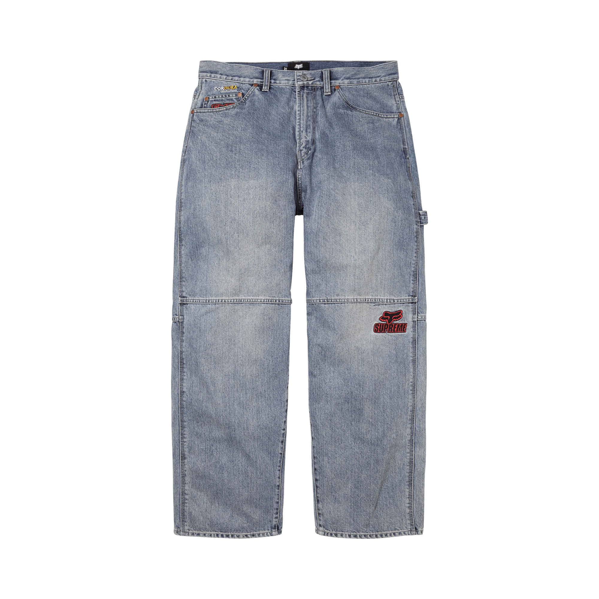 パンツ supreme Baggy Jean Washed Indigo 32 2025 Supreme Supreme Baggy Jeans Washed Indigo 32 SS22 | Grailed