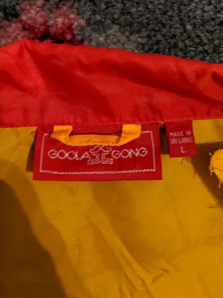 Japanese Brand × Vintage Goola Gong 1990s Lemon Cherry Nylon Zipper Parka Large 🖍️ Size L / US 10 / IT 46 - 3 Thumbnail
