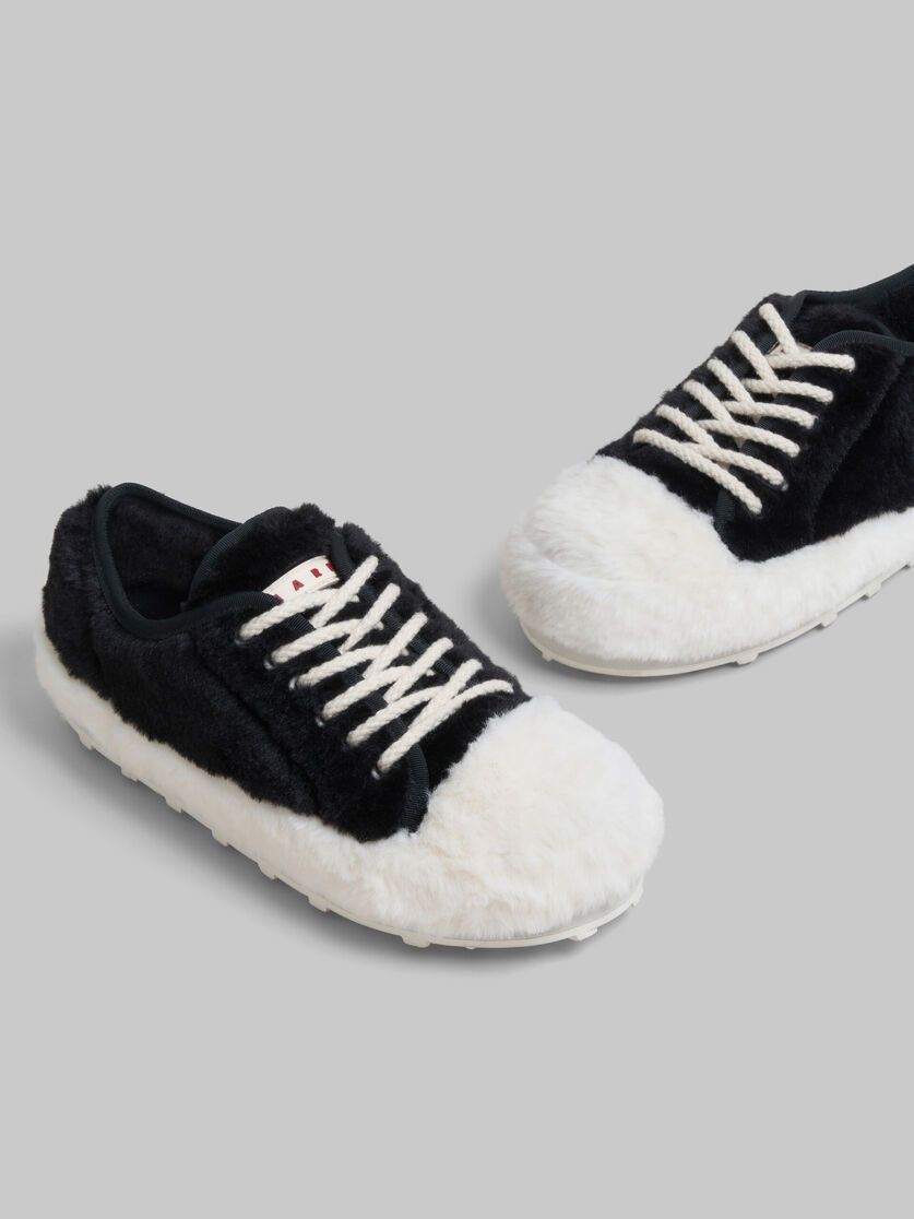 Marni o1f1d3z1025 Teddy Tennis Sneakers in Black/White Size US 11 / IT 41 - 5 Thumbnail