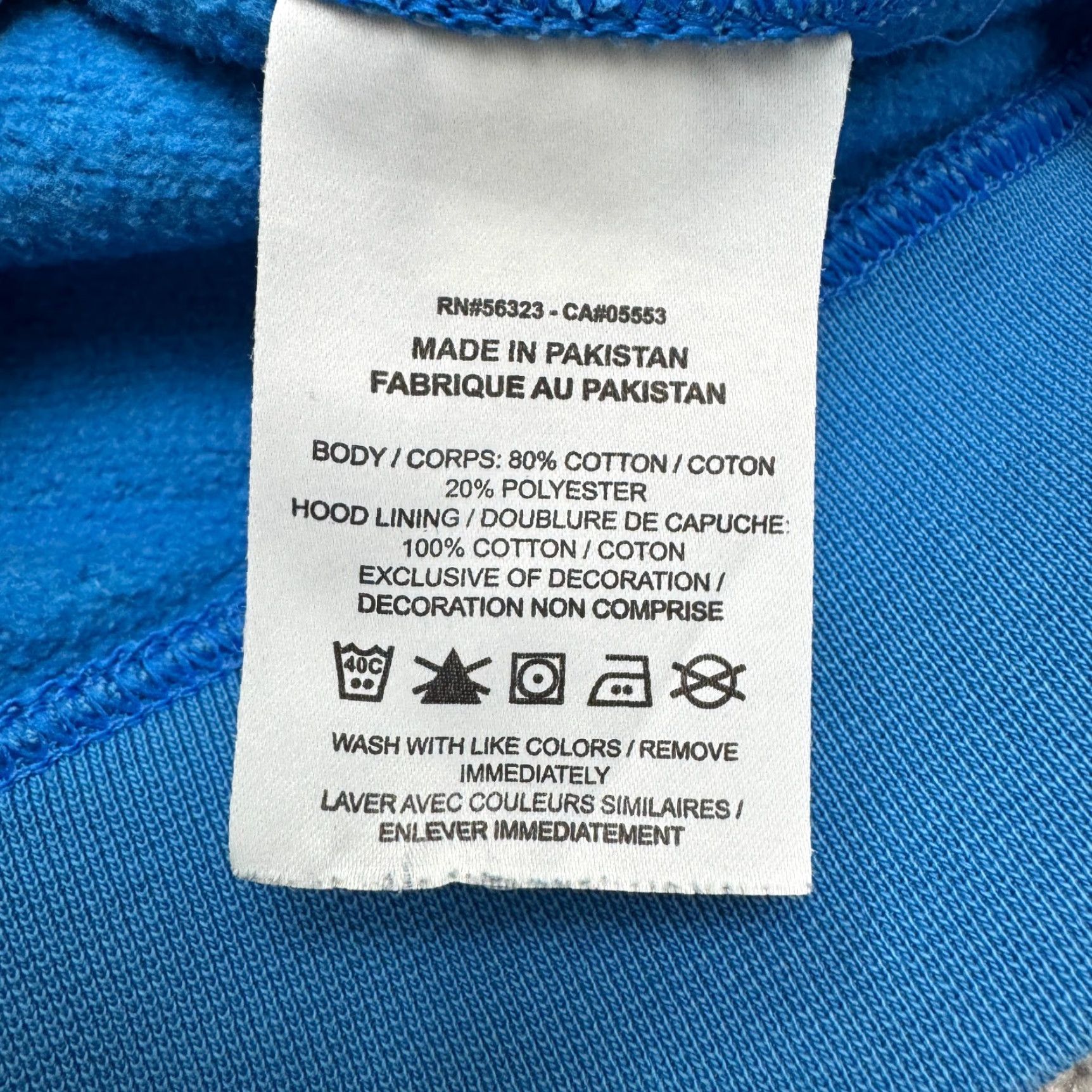 Nike Nike Sportswear Club Fleece Graphic Hoodie Pullover Sweatshirt Mens Small Blue Size US S / EU 44-46 / 1 - 6 Thumbnail