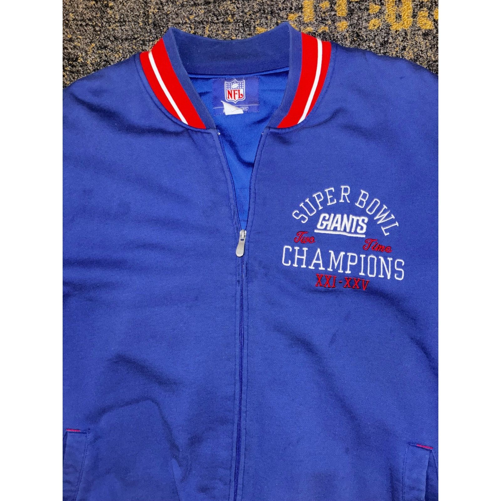 Reebok NY Giants Jacket NFL Reebok Vintage Superbowl Champ Size XL Size US XL / EU 56 / 4 - 18 Thumbnail