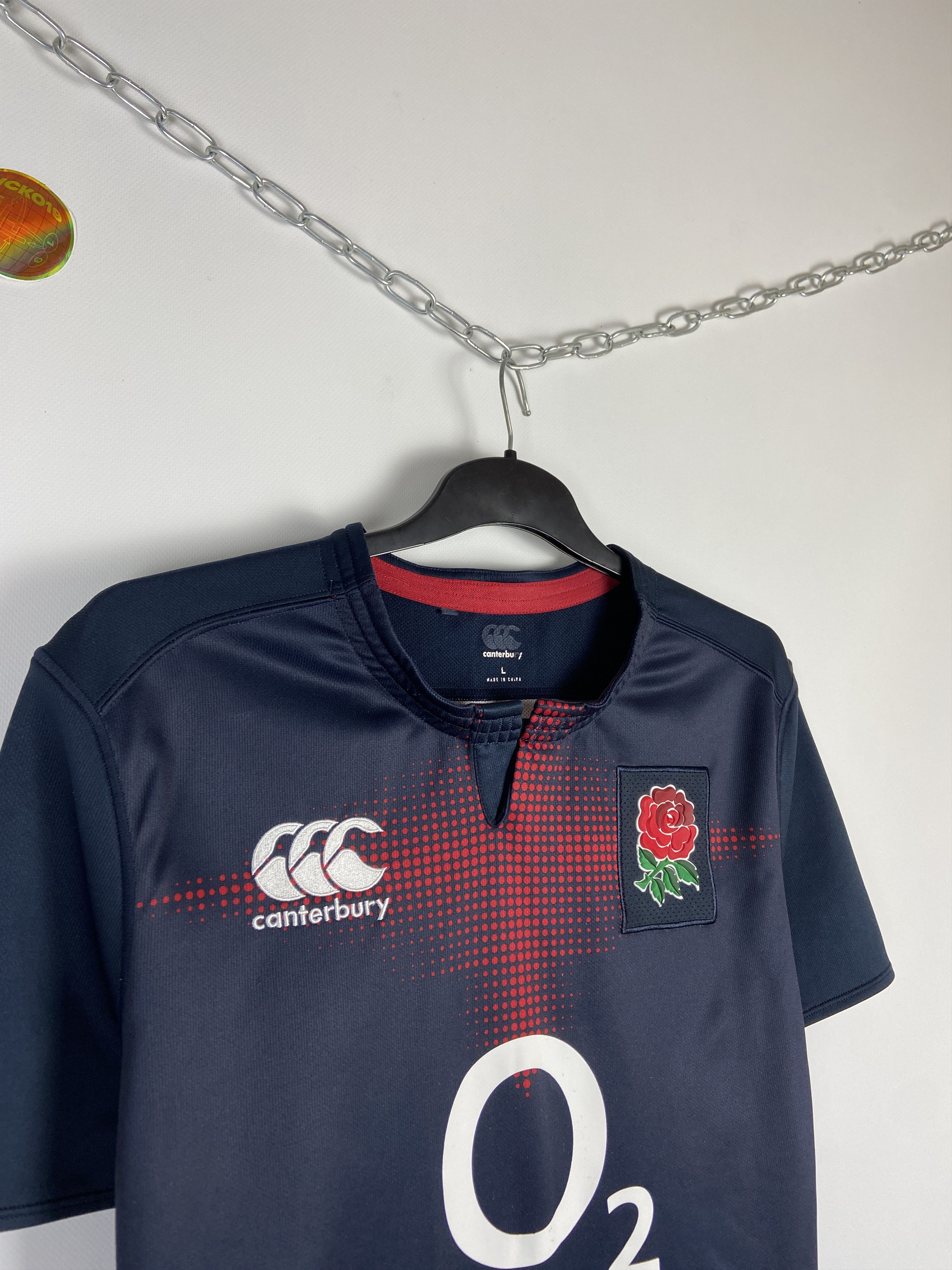 Canterbury of New Zealand × Vintage Canterbury O2 England National Team Rugby Jersey Size US XL / EU 56 / 4 - 4 Thumbnail