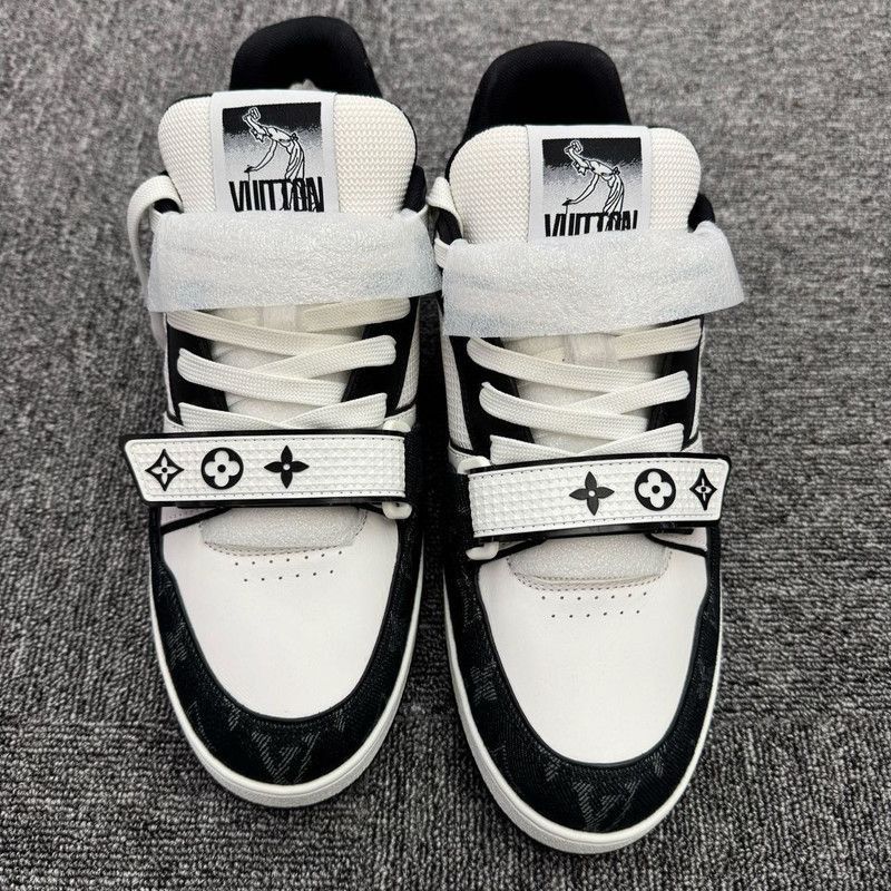 Louis Vuitton Louis Vuitton Trainer Low Top Sneakers -2508 Size US 8 / EU 41 - 2 Thumbnail
