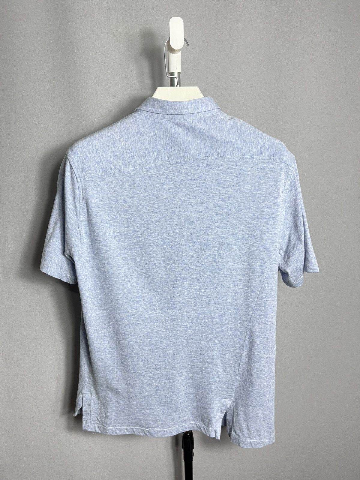 Samsonite samsonite shirt mens stretch blue italy short sleeve cotton Size US L / EU 52-54 / 3 - 5 Thumbnail