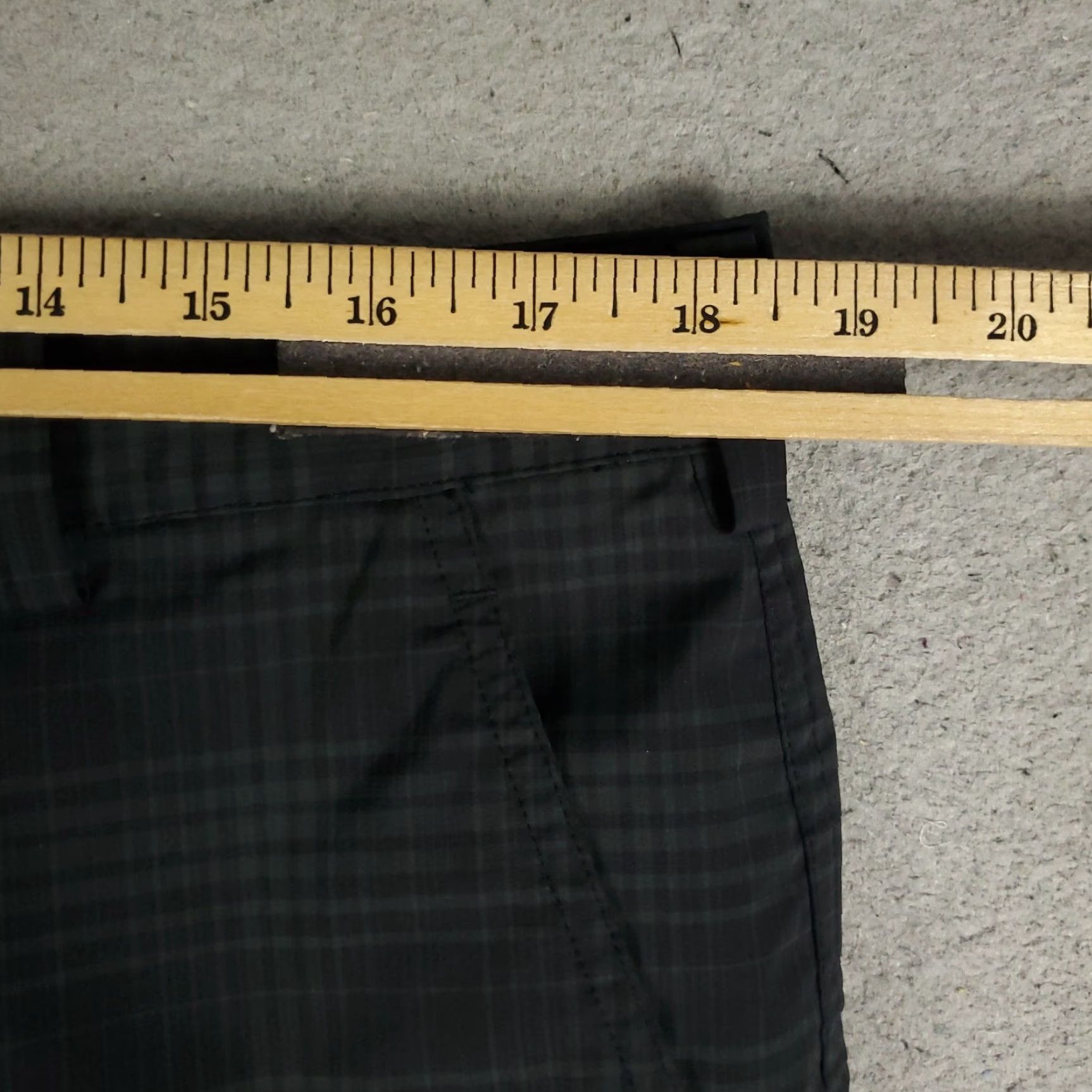 Nike Nike Pants Mens 36x29 Gray Plaid Swoosh Dri Fit Golf Flat Front Chino Trousers Size US 36 / EU 52 - 3 Thumbnail