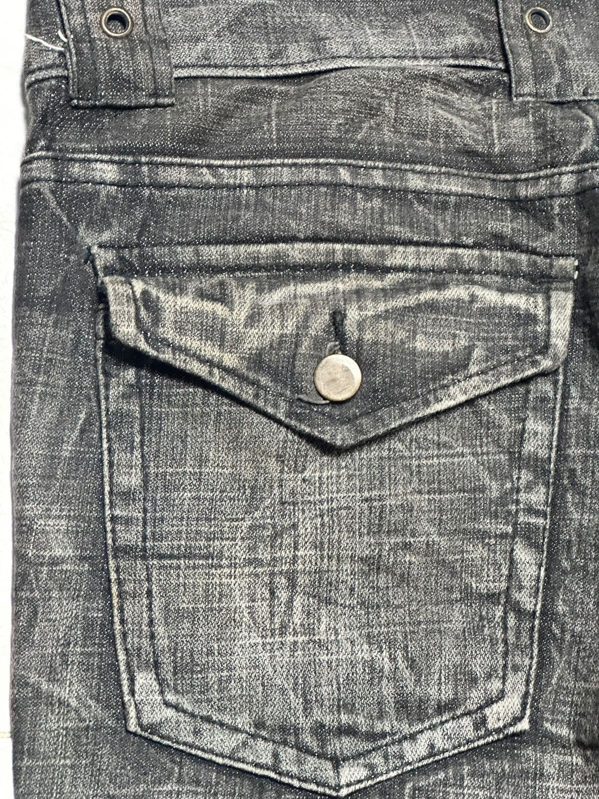 Vintage K.U.I. Cargo Jeans | Rare Japanese Streetwear | Flared Faded Size US 34 / EU 50 - 14 Thumbnail