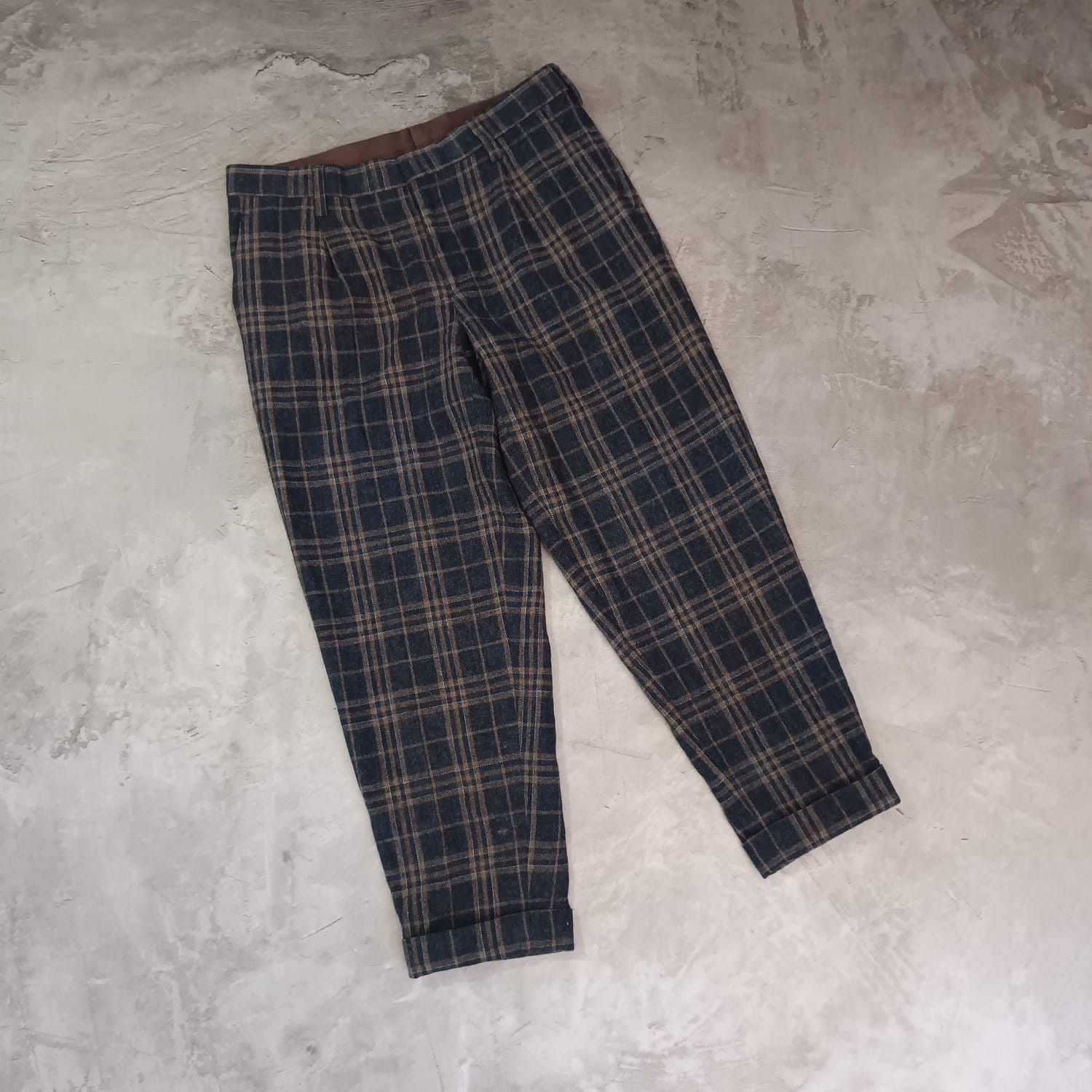 Kolor Kolor Tweed Check Ankle Pants Size US 32 / EU 48 - 2 Thumbnail