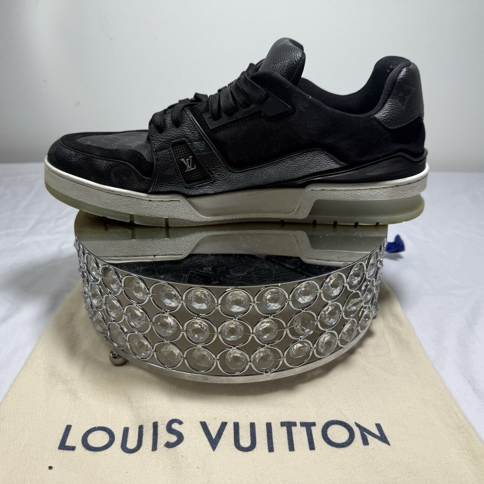 Louis Vuitton Louis Vuitton LV Trainer Low 'Black Monogram' Sneakers 9 US Size US 9 / EU 42 - 8 Thumbnail