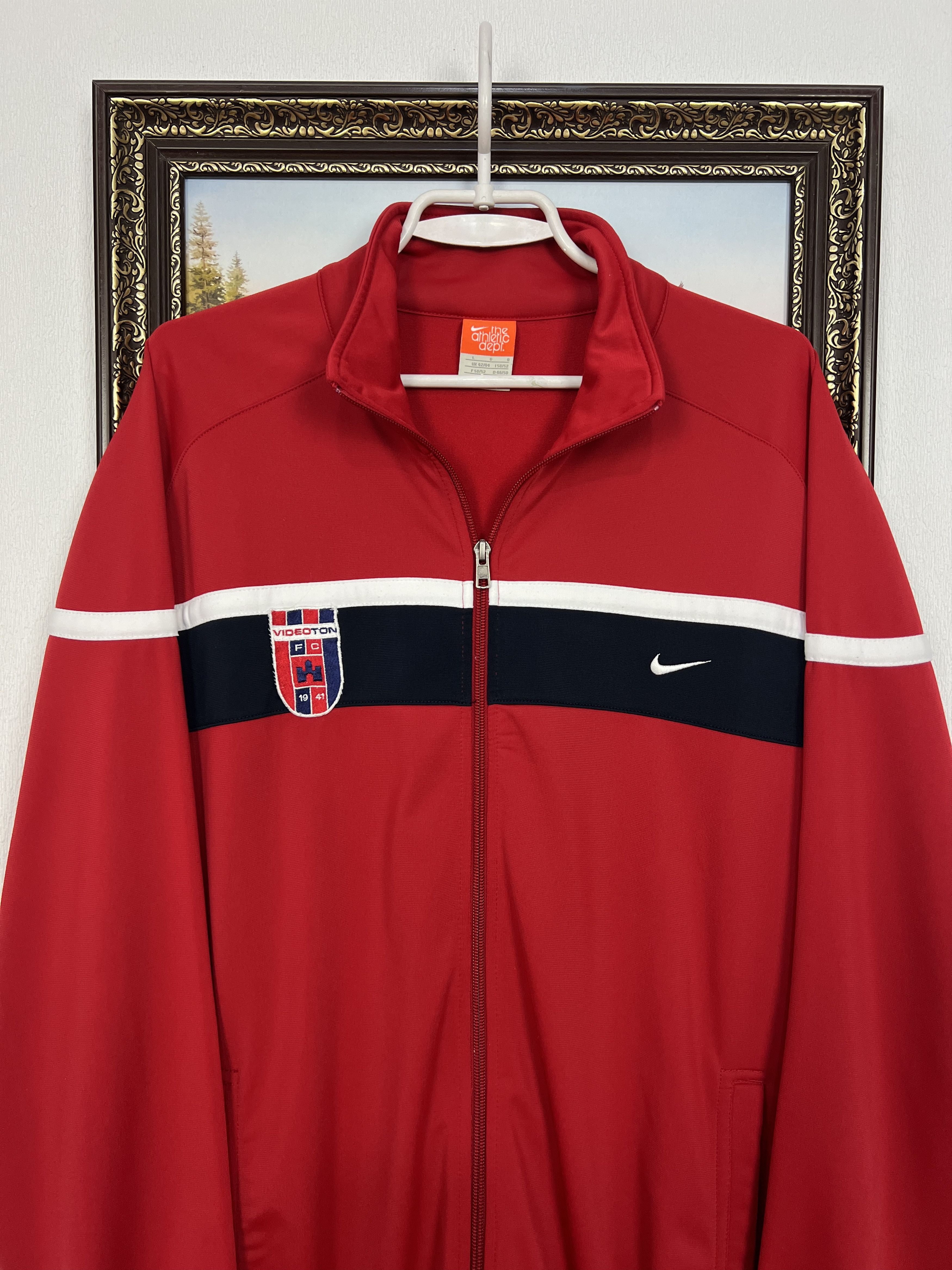 Nike Vintage Nike MOL Fehervar Videoton Football Jacket Track Top Size US L / EU 52-54 / 3 - 2 Thumbnail