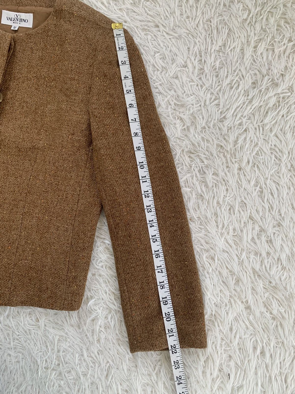 Valentino Valentino Miss V Wool Jacket Made in Italy Size S / US 4 / IT 40 - 8 Thumbnail