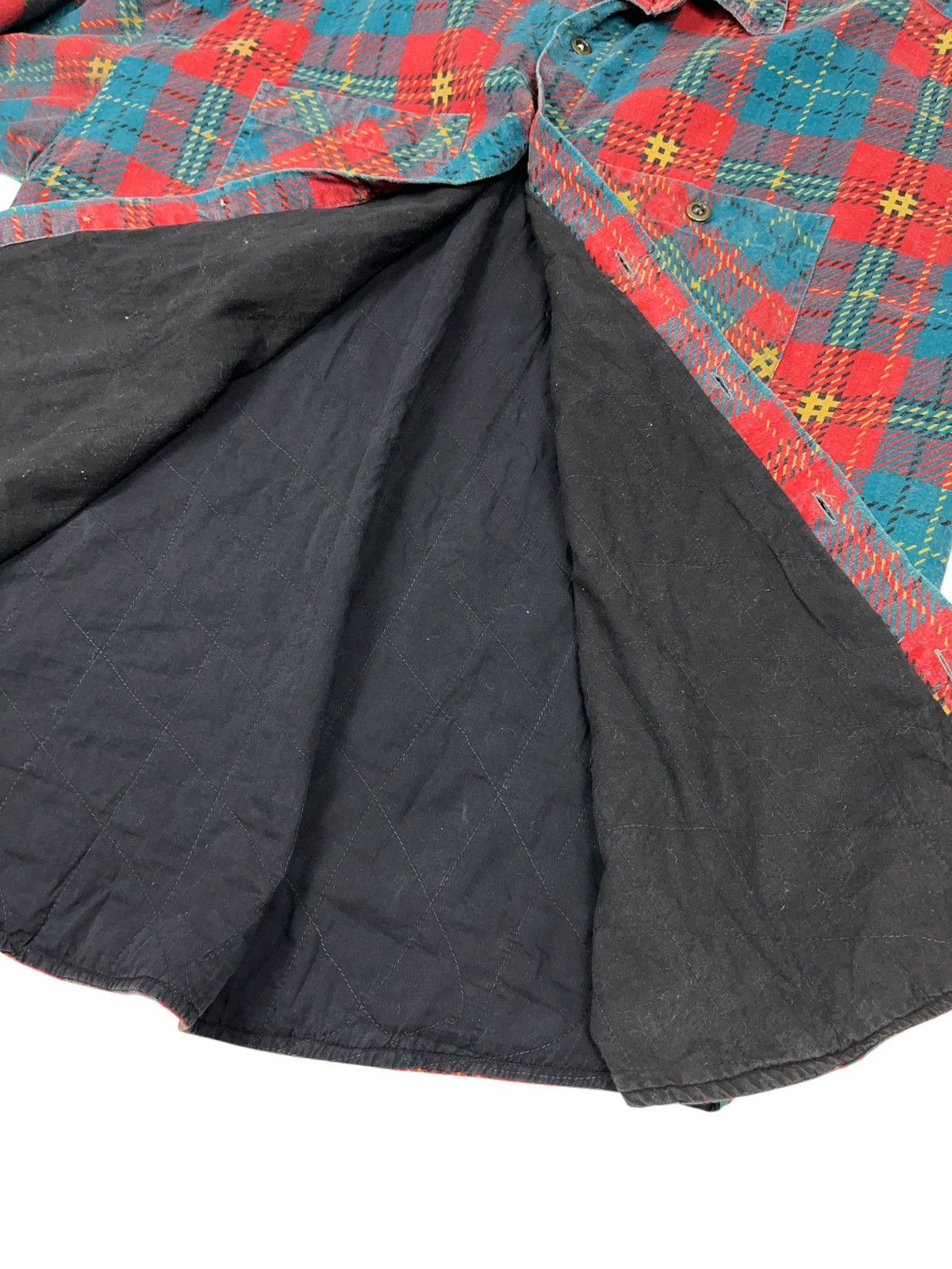 Le Frog × Vintage Vintage 80s Le Frog Insulated Work Flannel Overshirt Size US XL / EU 56 / 4 - 9 Thumbnail