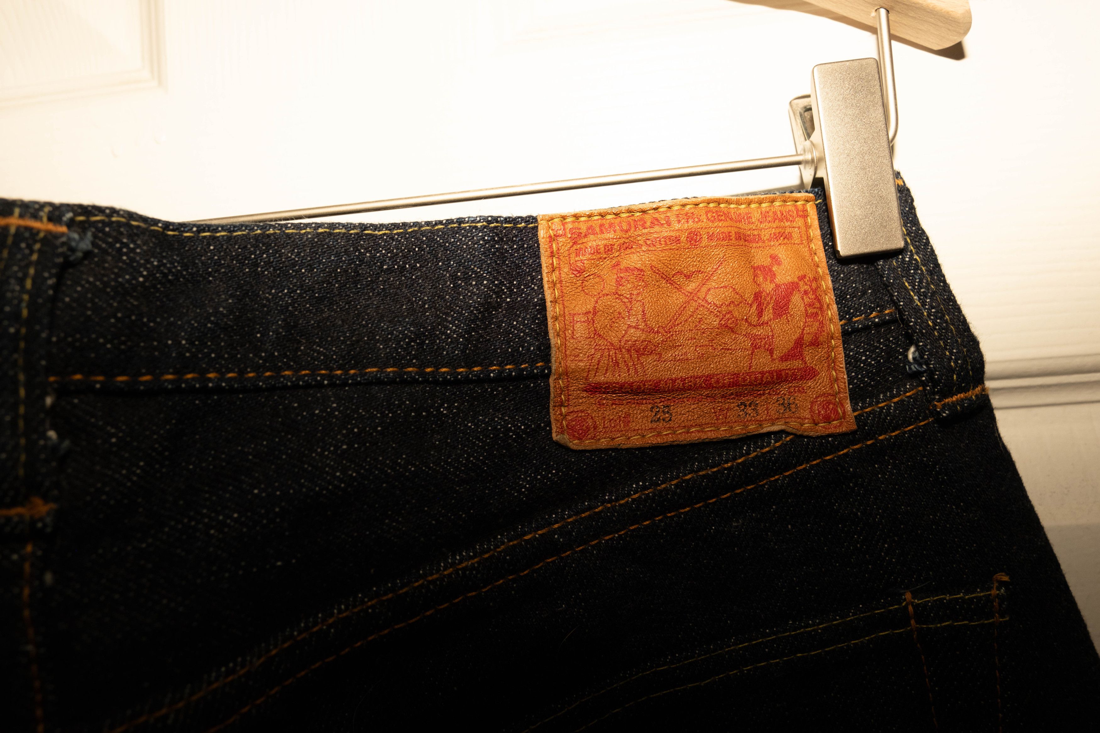 Samurai Jeans S510XX21ozII "Cho-Kiwami" 21oz Selvedge Denim Size US 33 - 4 Thumbnail