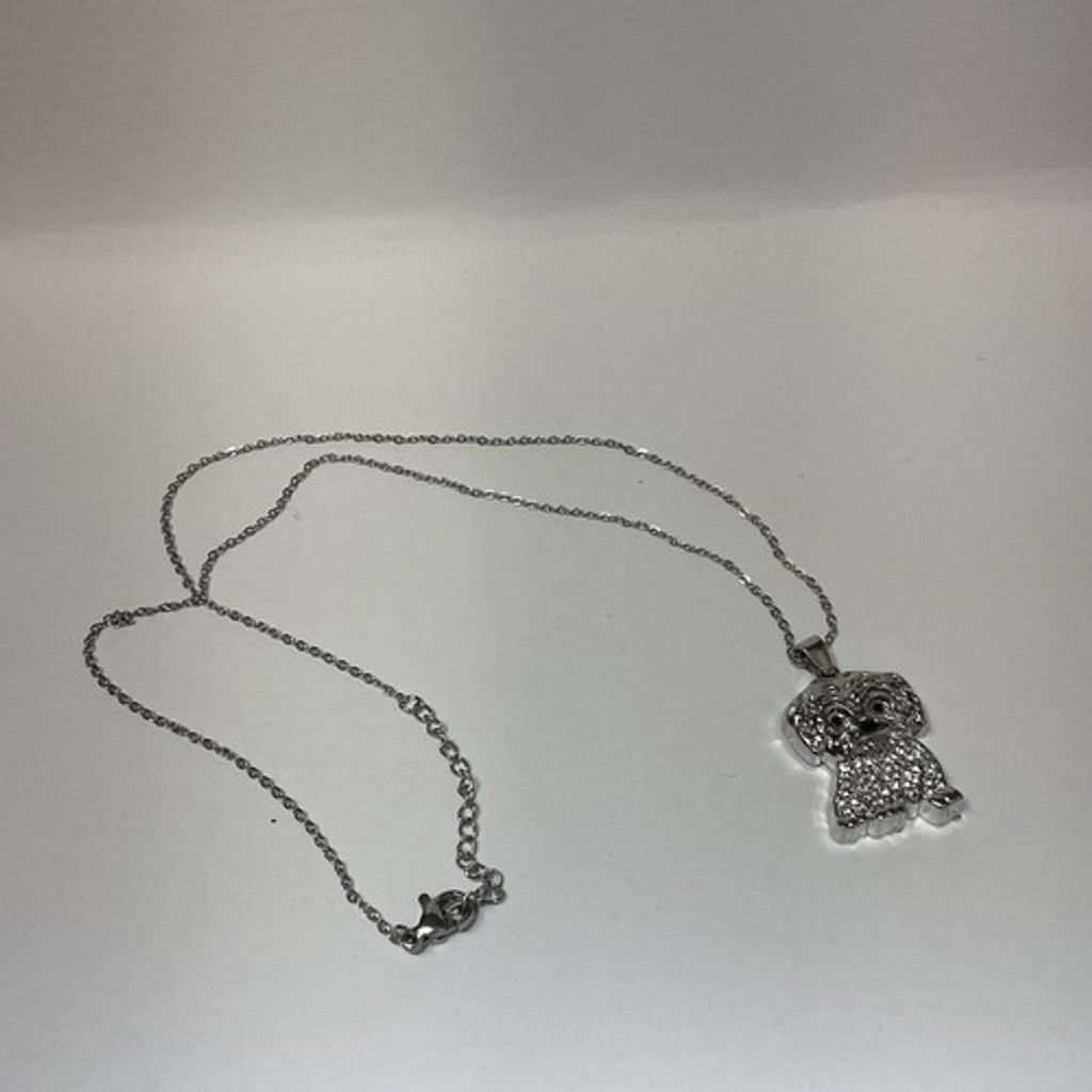 The Unbranded Brand NWT Silver Tone Necklace Maltese CharmPet Puppy Jewelry Gift Size ONE SIZE - 8 Thumbnail