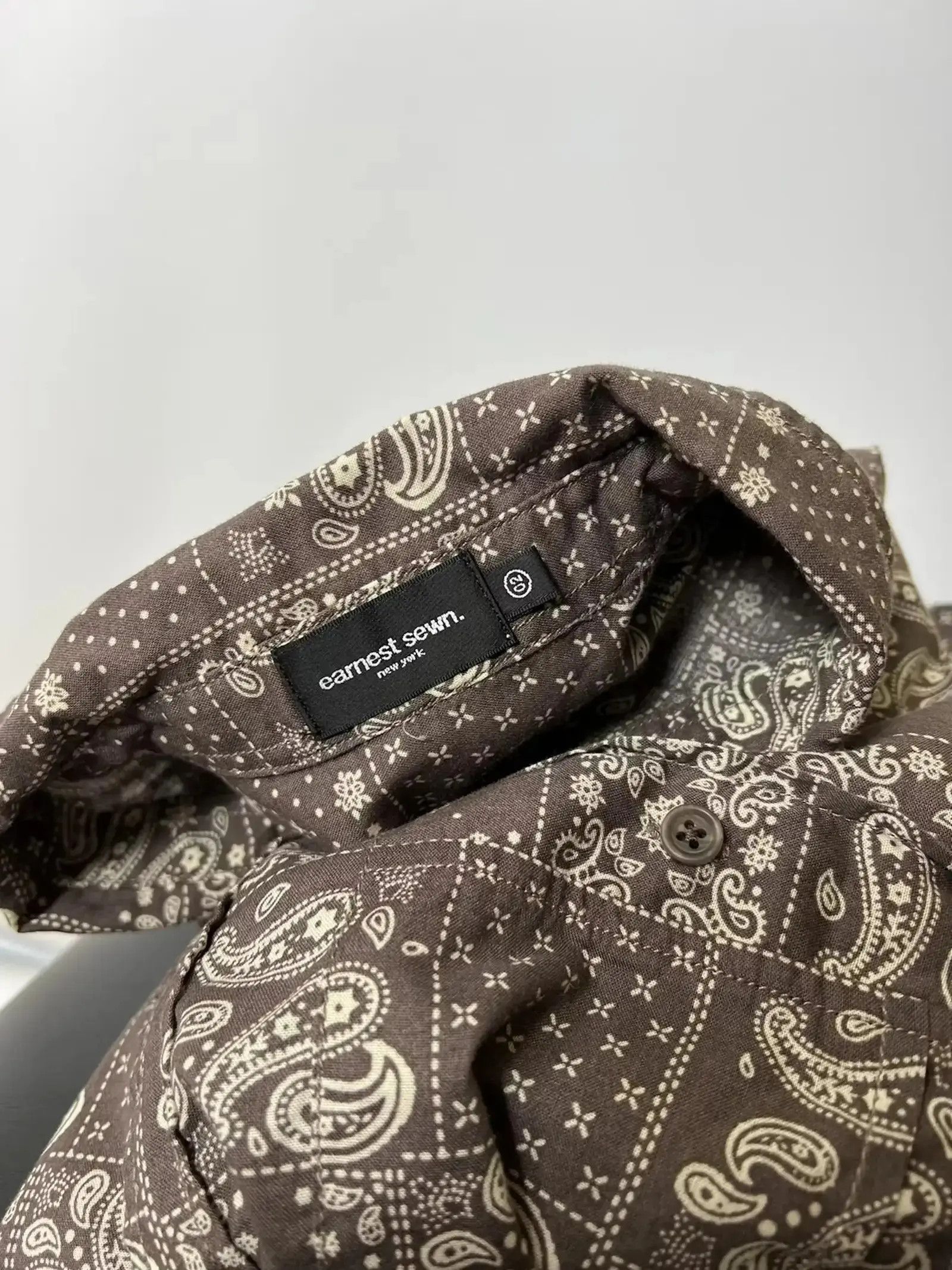 Earnest Sewn Earnest Sewn New York bandana shirt long sleeve Size US S / EU 44-46 / 1 - 3 Thumbnail