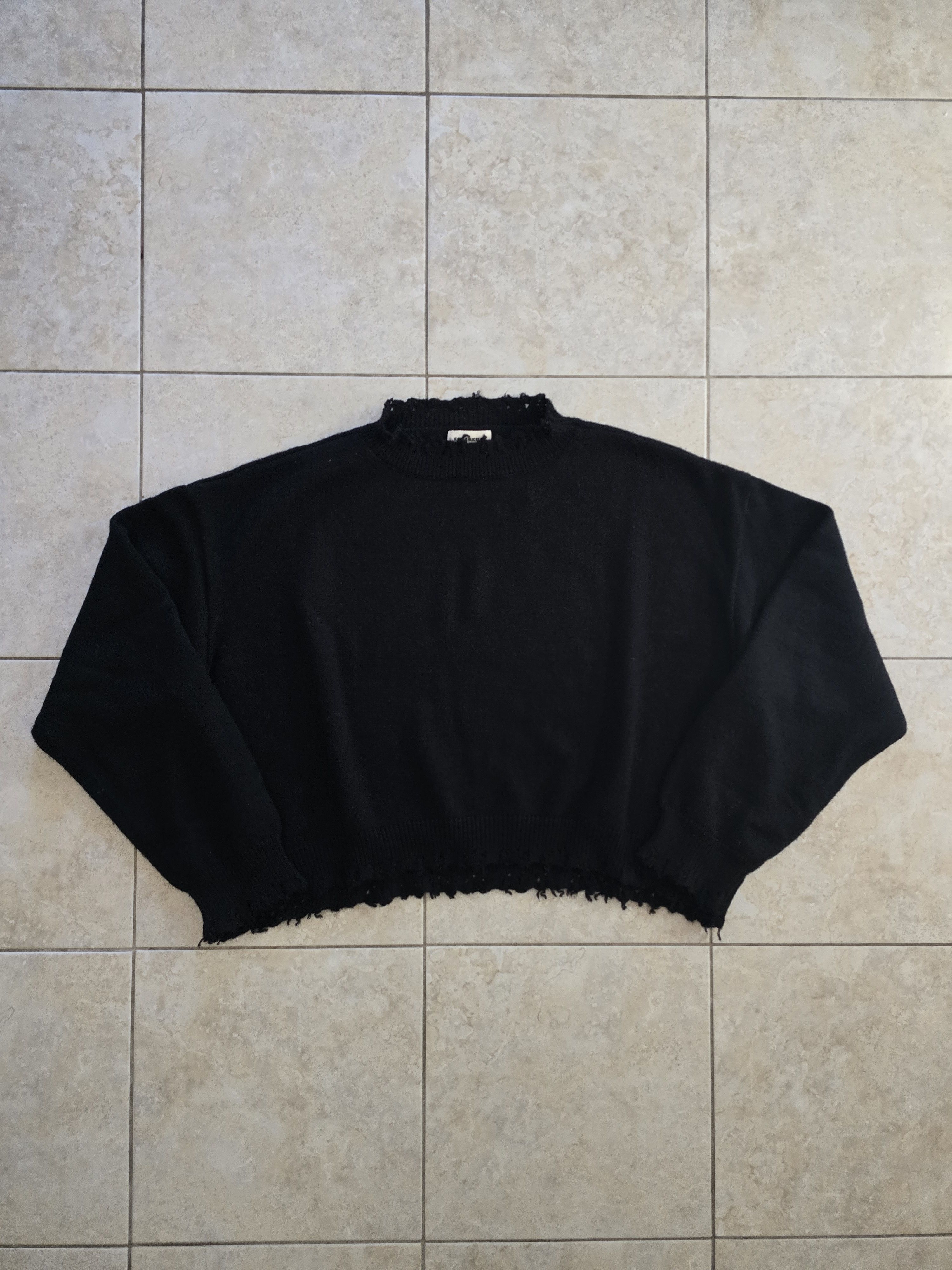 Bare Knuckles Bare Knuckles Cropped Cashmere Sweater Size US M / EU 48-50 / 2 - 1 Thumbnail