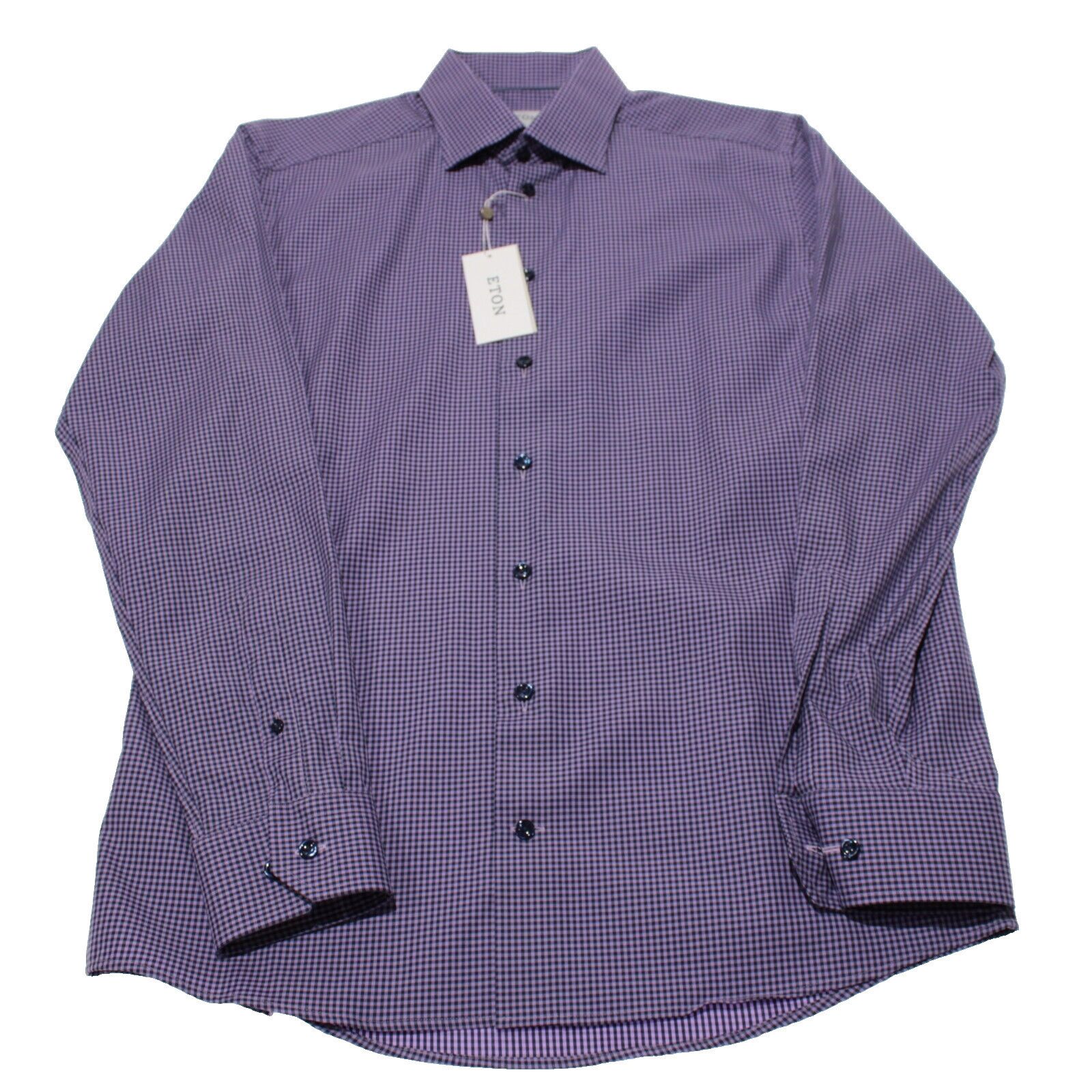 Eton Eton New with tags Shirt Size L US In Purple Size US L / EU 52-54 / 3 - 3 Thumbnail