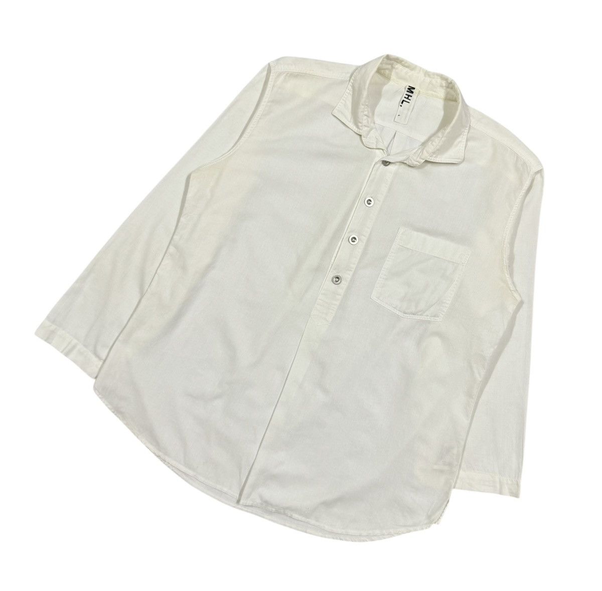Margaret Howell MHL Margaret Howell Pullover Steal Button Military Shirt Size US L / EU 52-54 / 3 - 6 Thumbnail