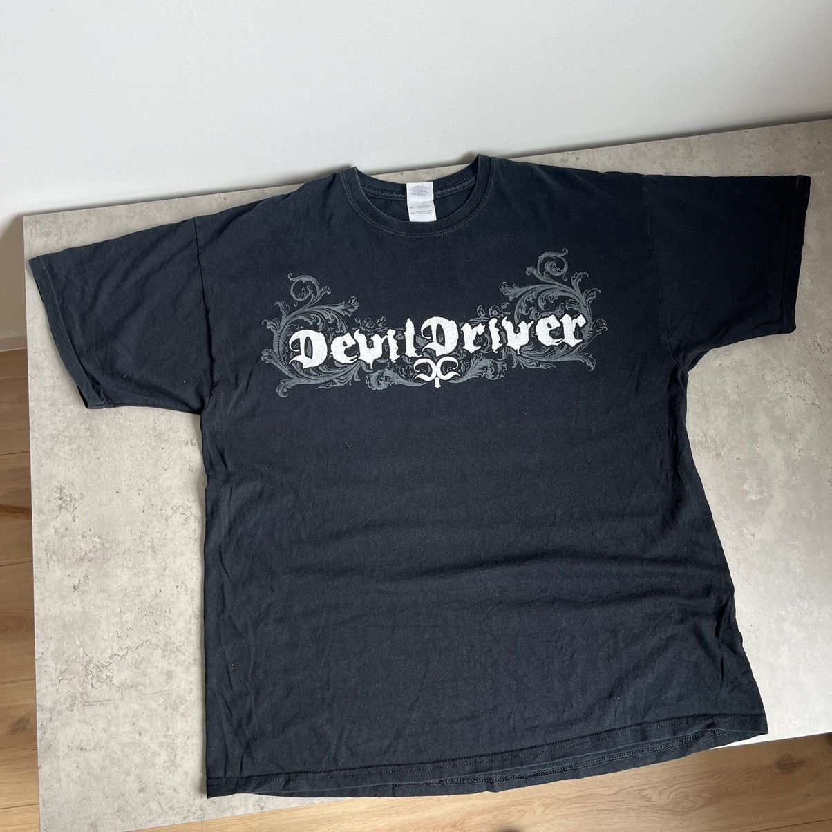 Band Tees Vintage 90s Devil Driver Tee Size US L / EU 52-54 / 3 - 4 Thumbnail