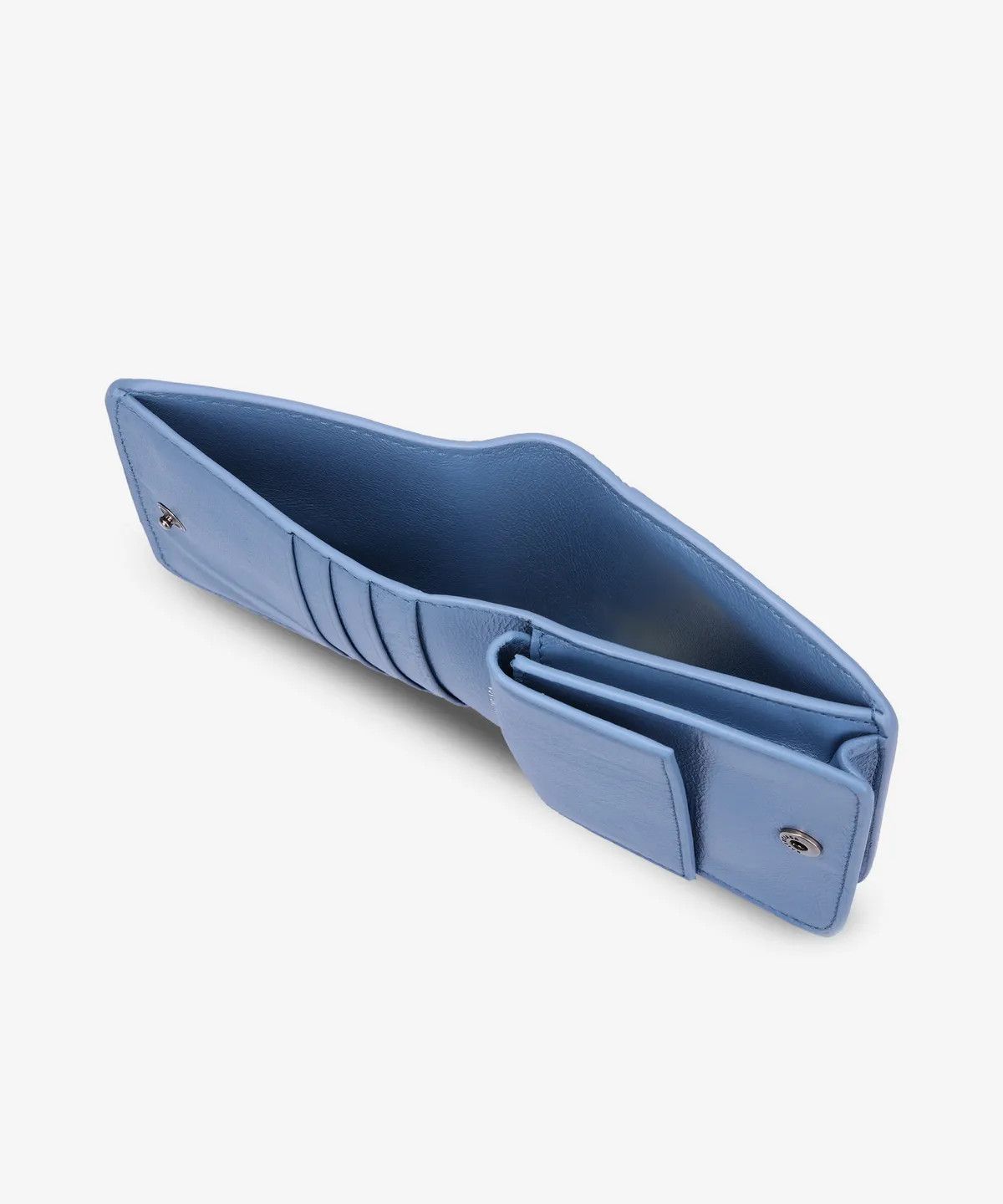 Balenciaga o1la1rc1a0226 Size: OS / Cash Flap Coin Card Holder Denim Size ONE SIZE - 3 Thumbnail